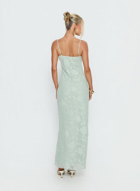 Avienna Maxi Dress Sage Burnout Product Image