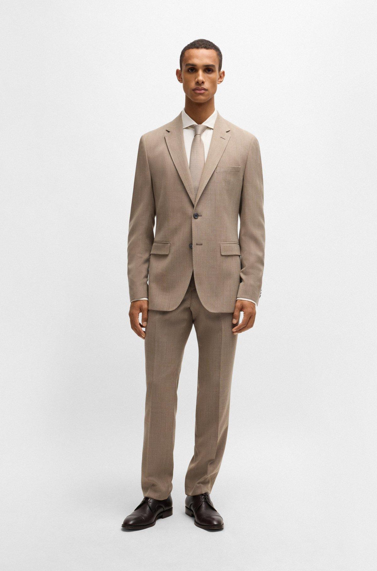 Regular-fit shirt in cotton-cashmere twill Product Image