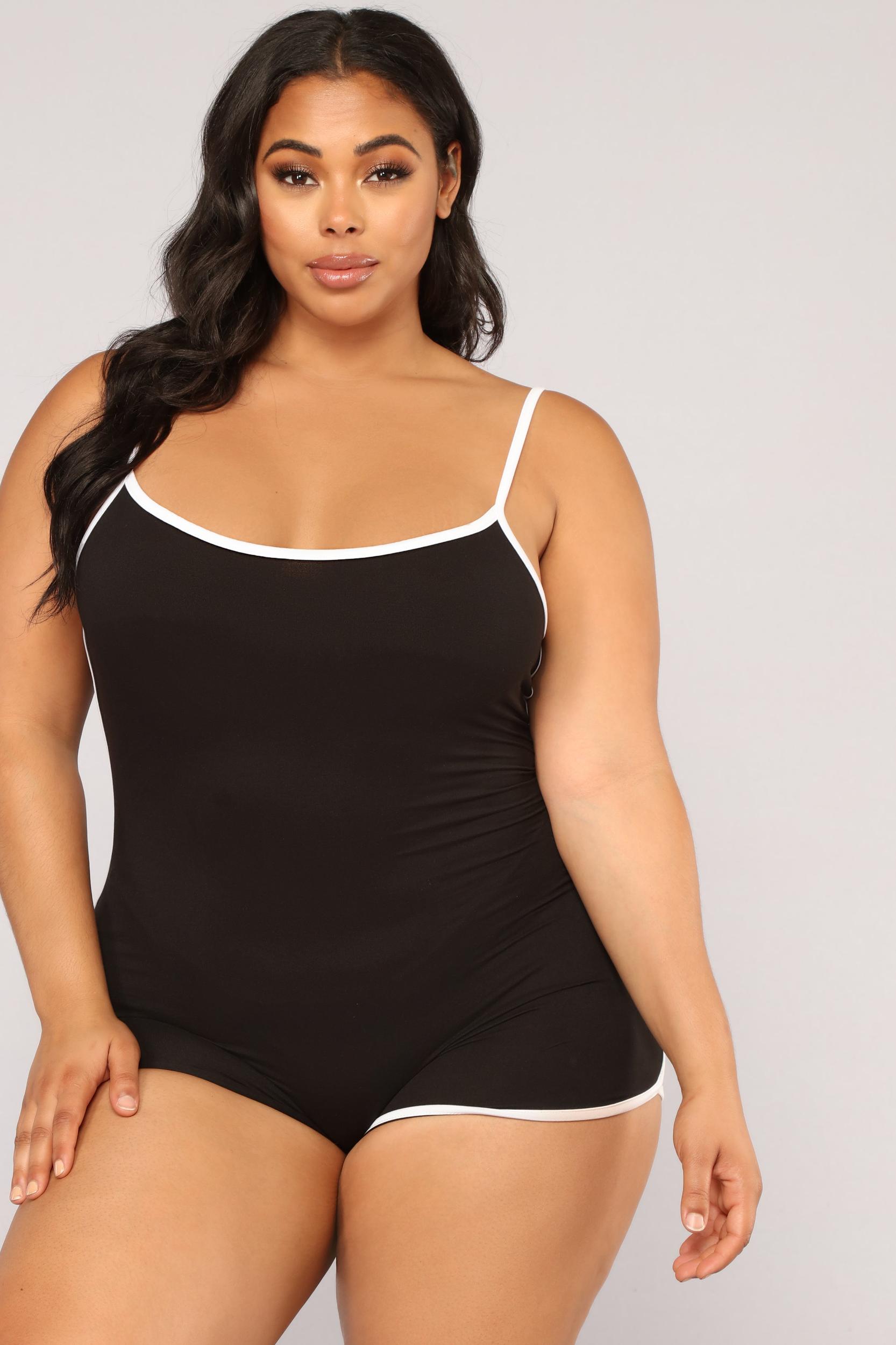 Go The Extra Mile Active Romper - Black Product Image