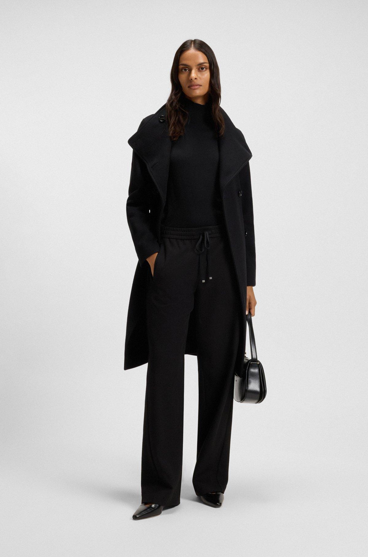 High-neck top in merino wool Product Image