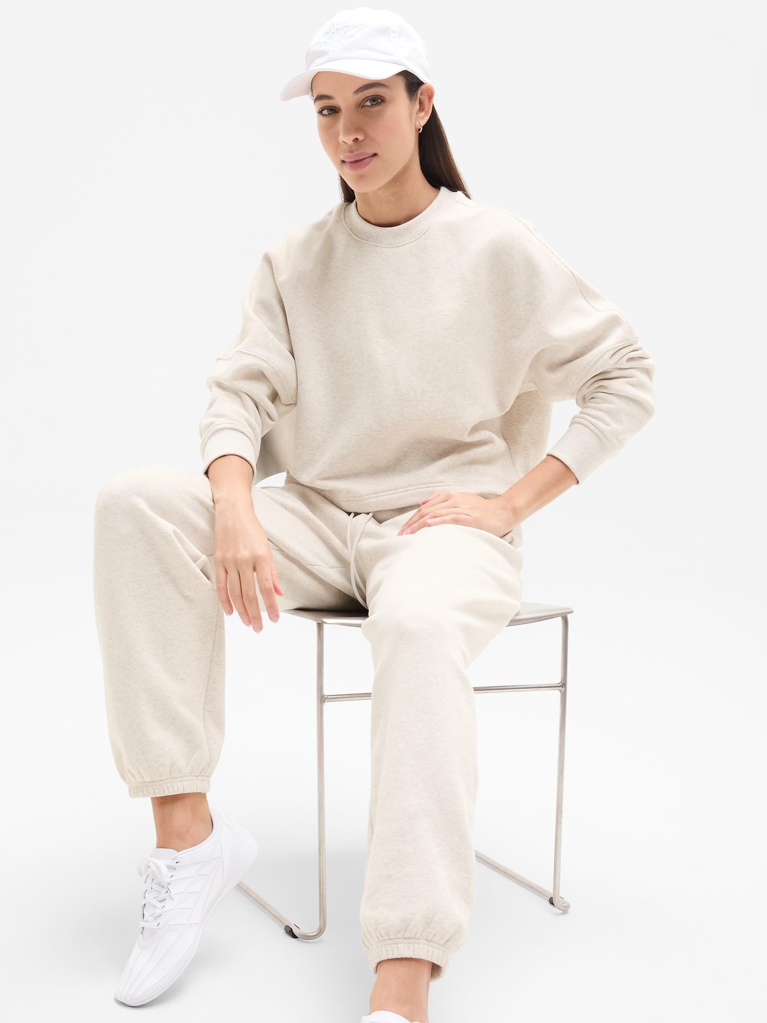 Forever Fleece Dolman Crop Sweatshirt Product Image