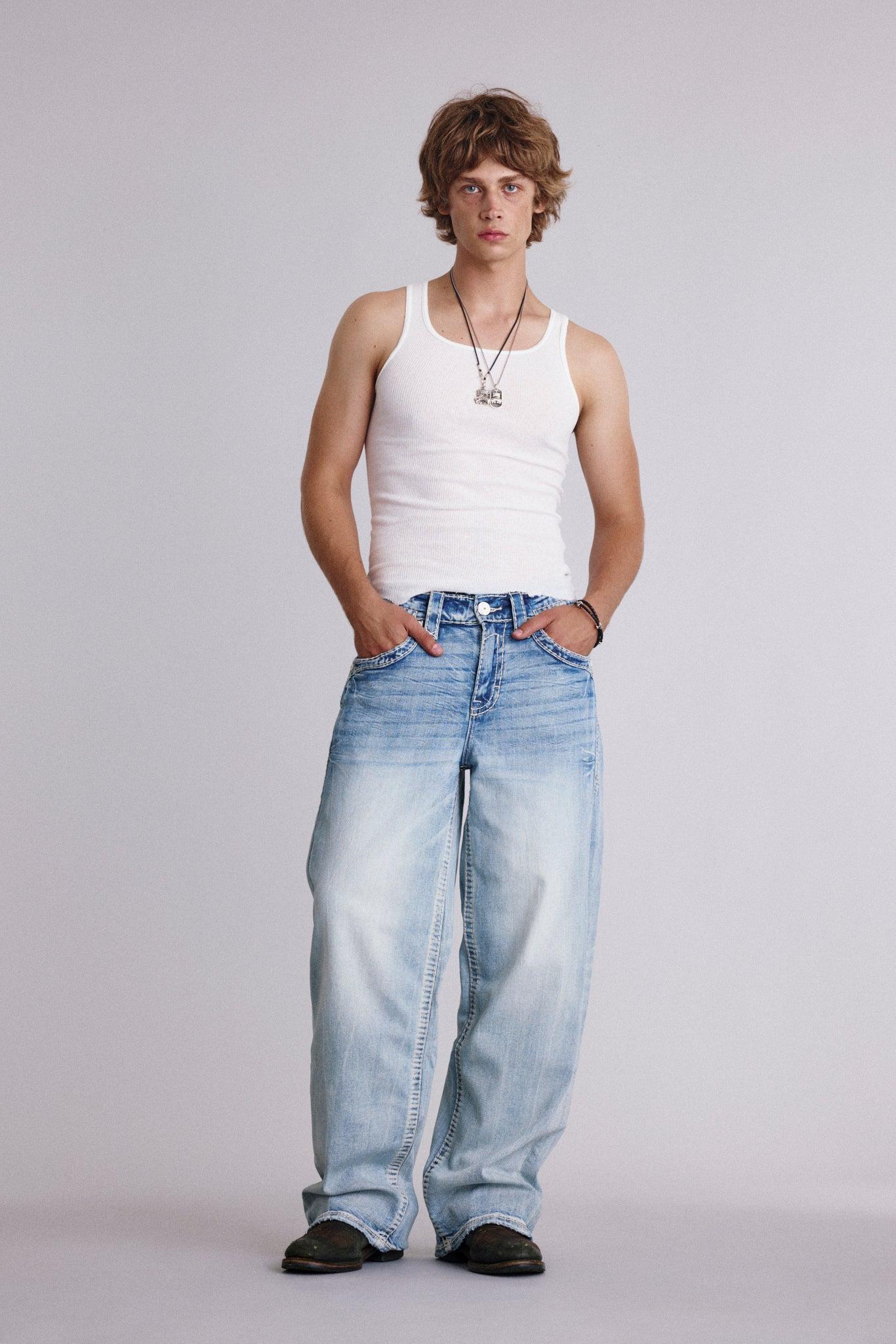 Arther Loose Fit Jeans Male Product Image