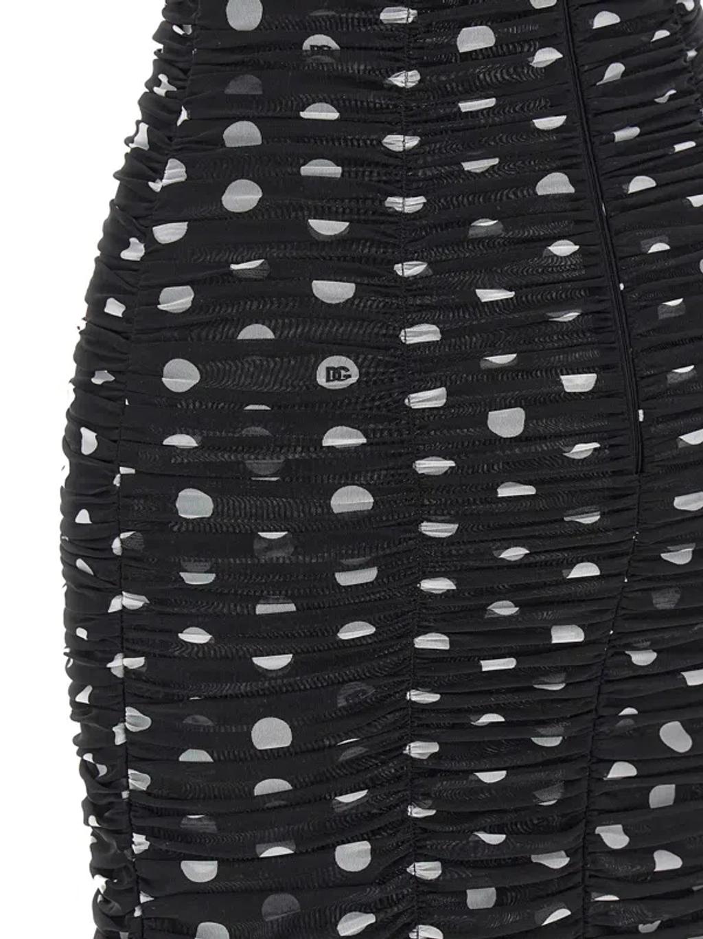 DOLCE & GABBANA Women Abito Mambo Italiano In Black Product Image