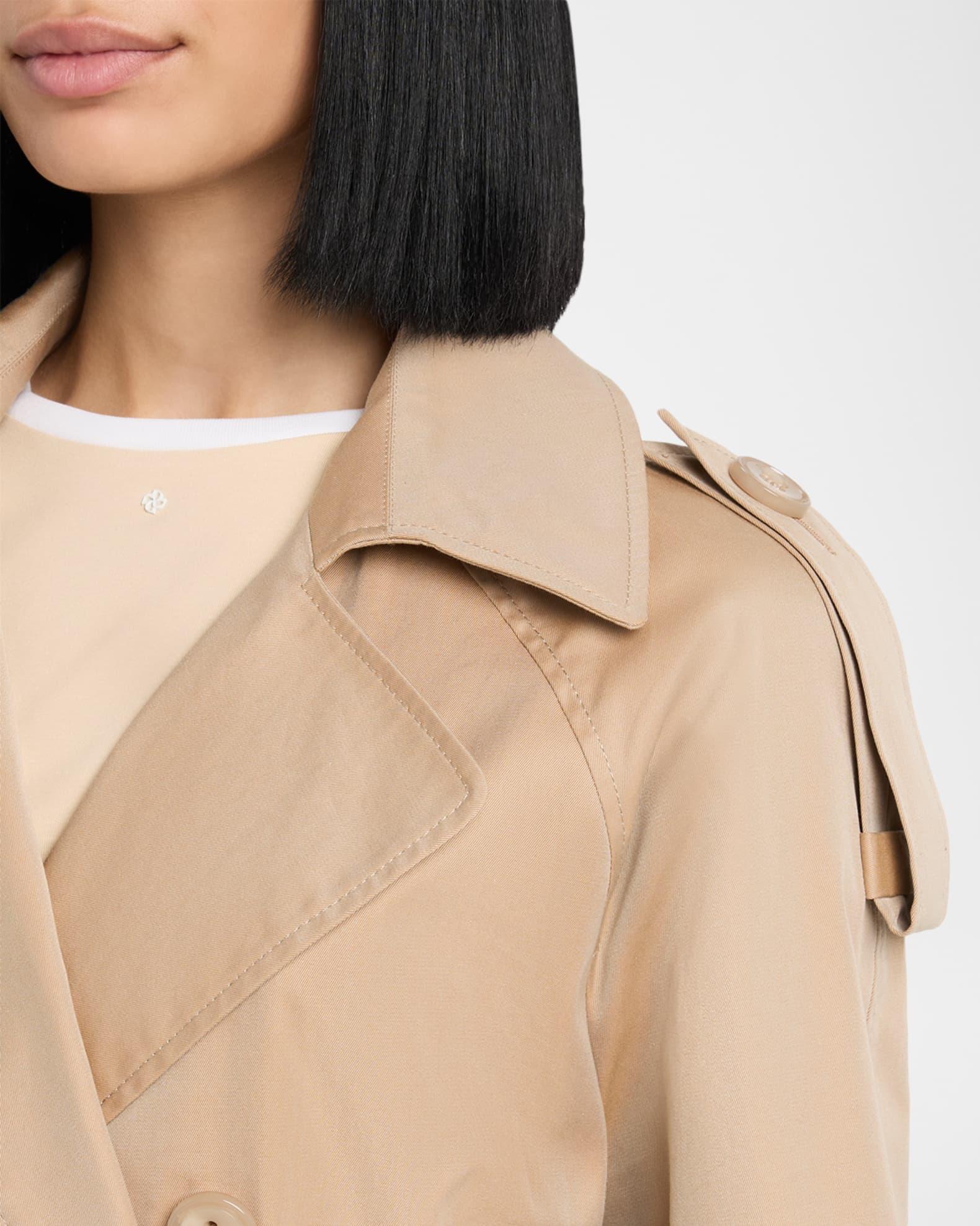 Luxury Layer Double-Breasted Cotton Coat Product Image