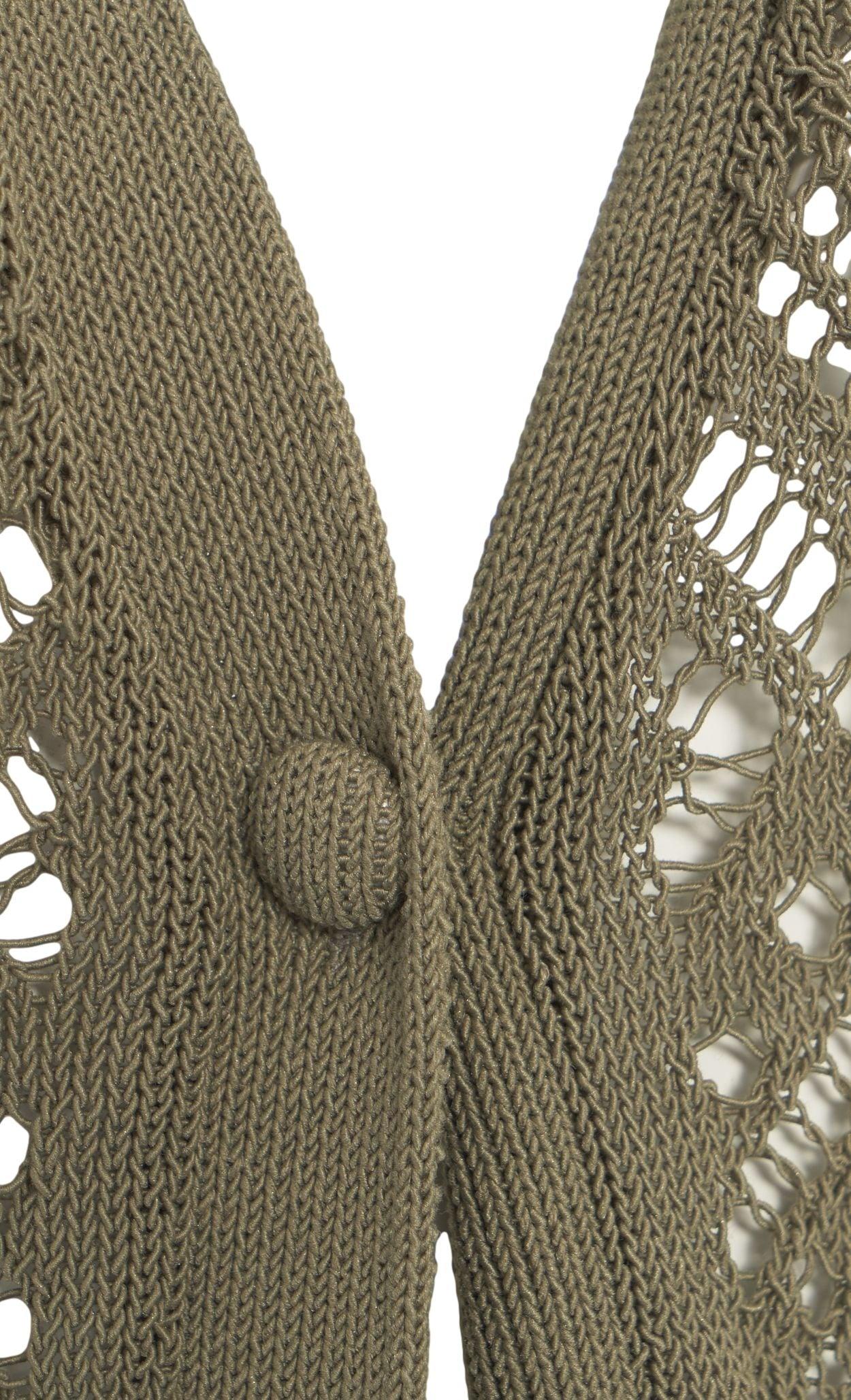 Long lace crochet cardigan Product Image