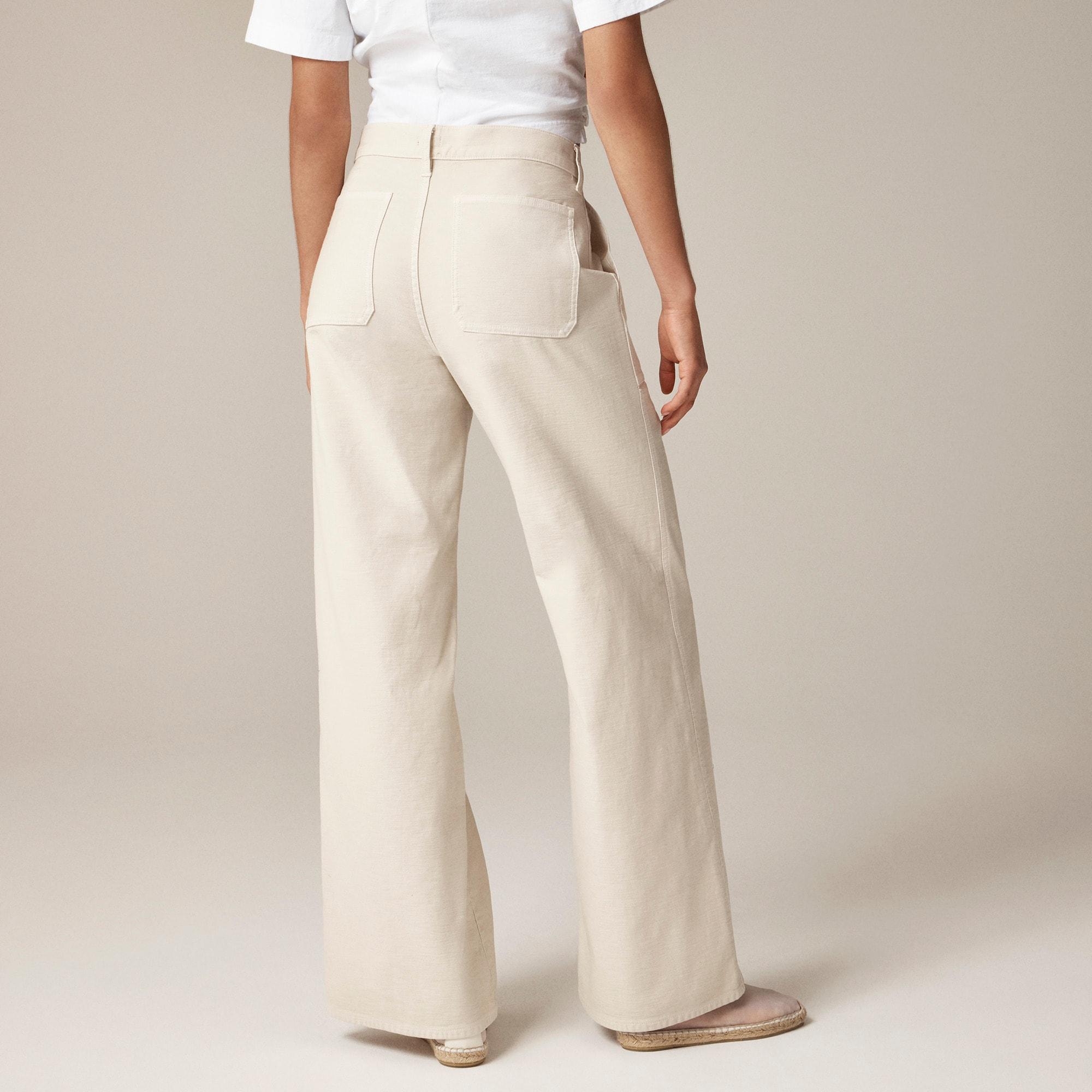 Camp-pocket wide-leg pant Product Image