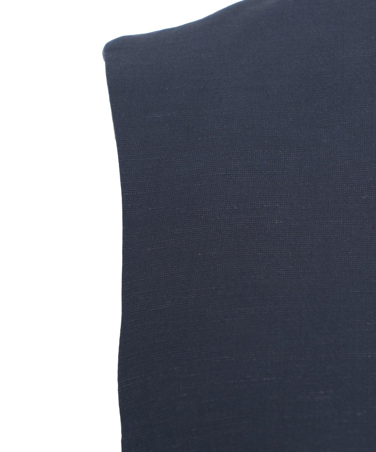 Linen blend vest Product Image