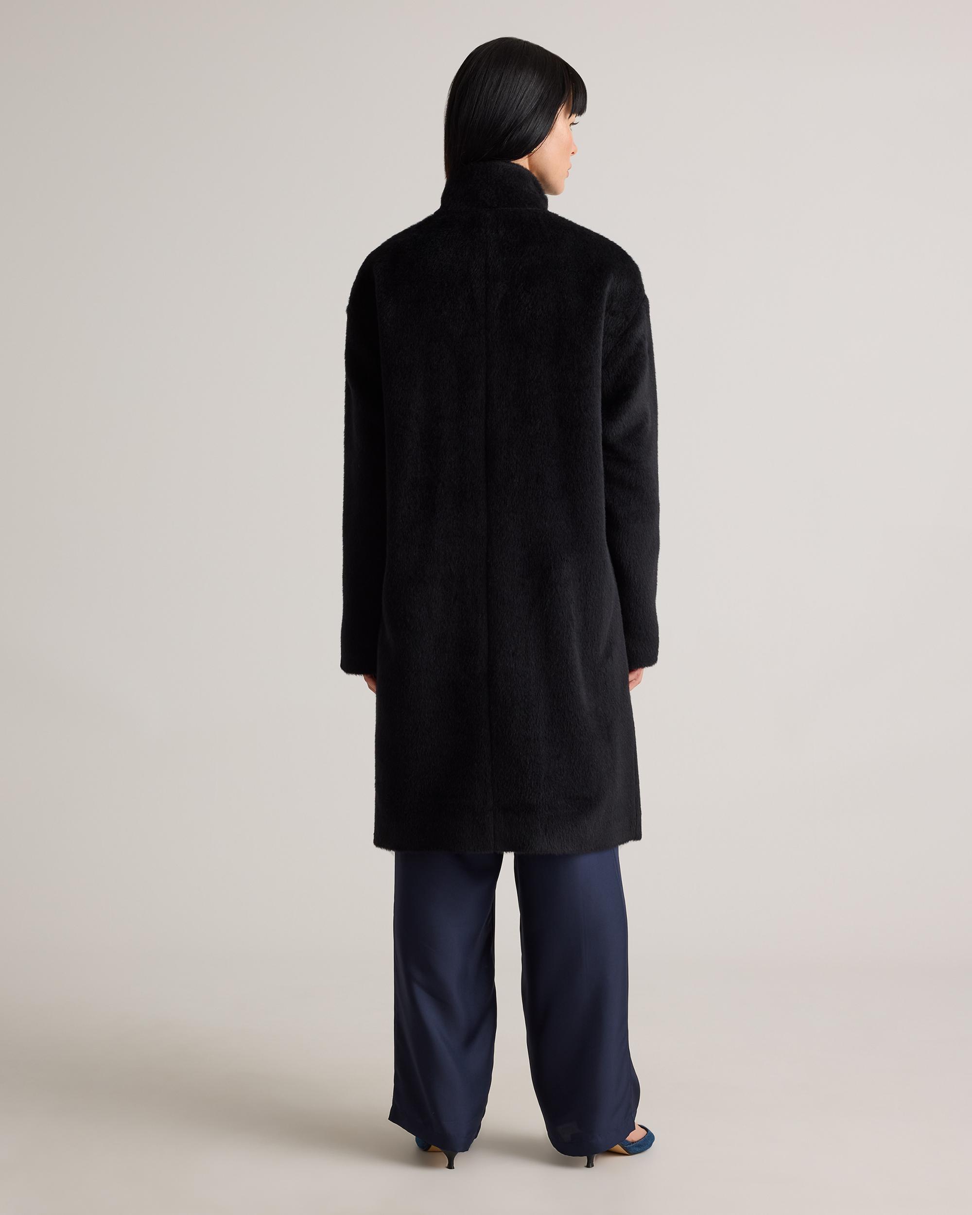 Quince | Women's Alpaca-Wool Stand Collar Coat Product Image