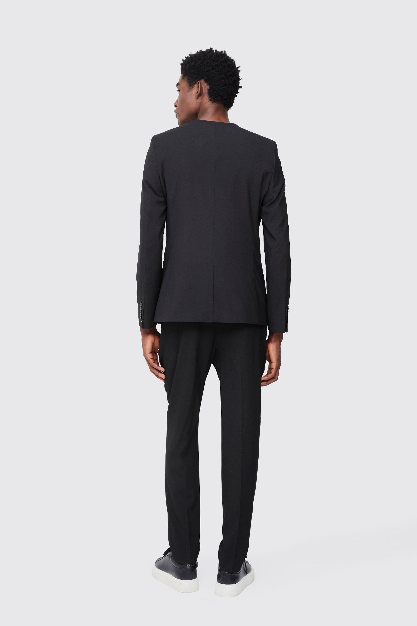 Elastic Waist Slim Tailored Sweatpants | boohooMAN USA Product Image