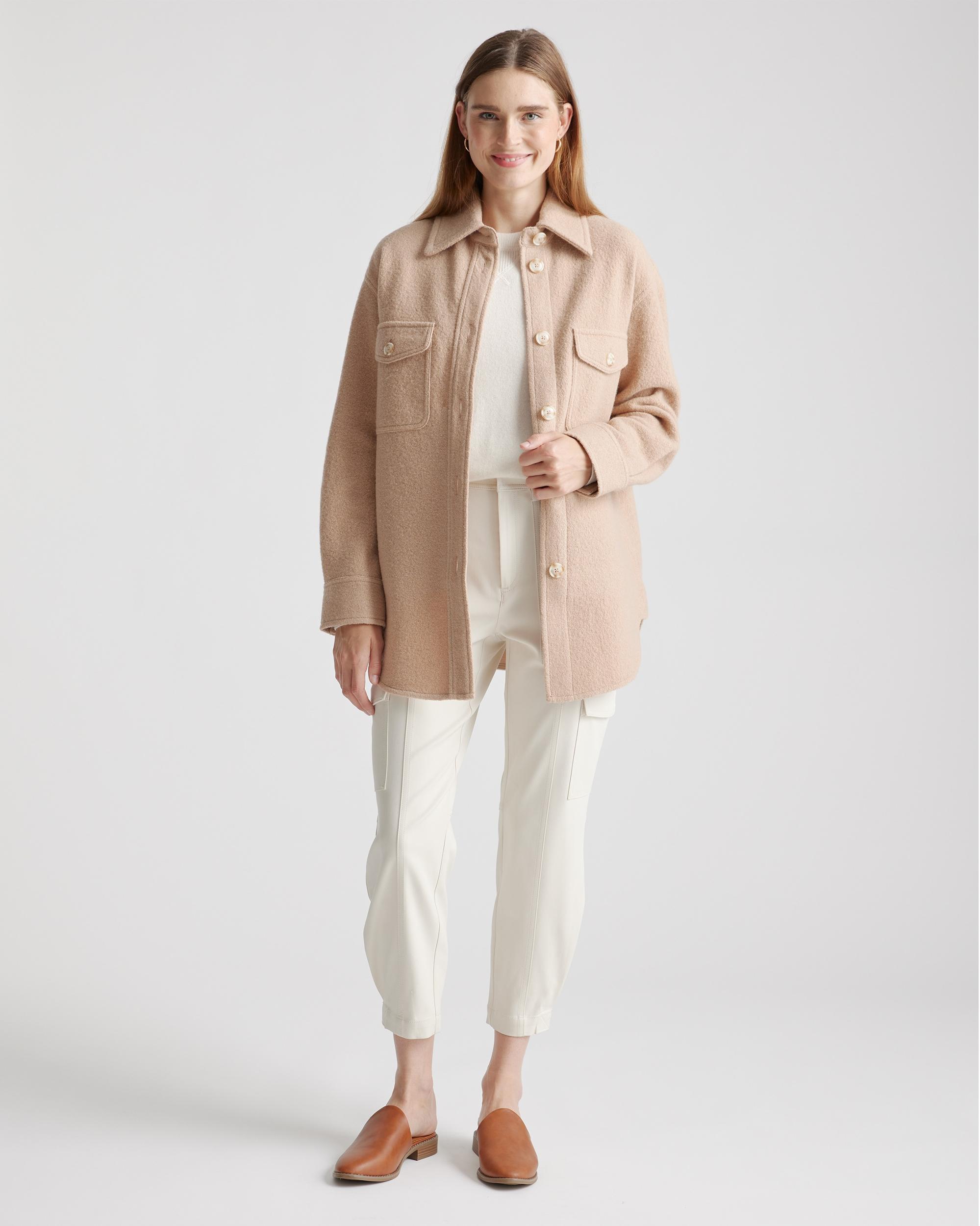 Quince | Women's 100% Merino Wool Shirt Jacket Product Image