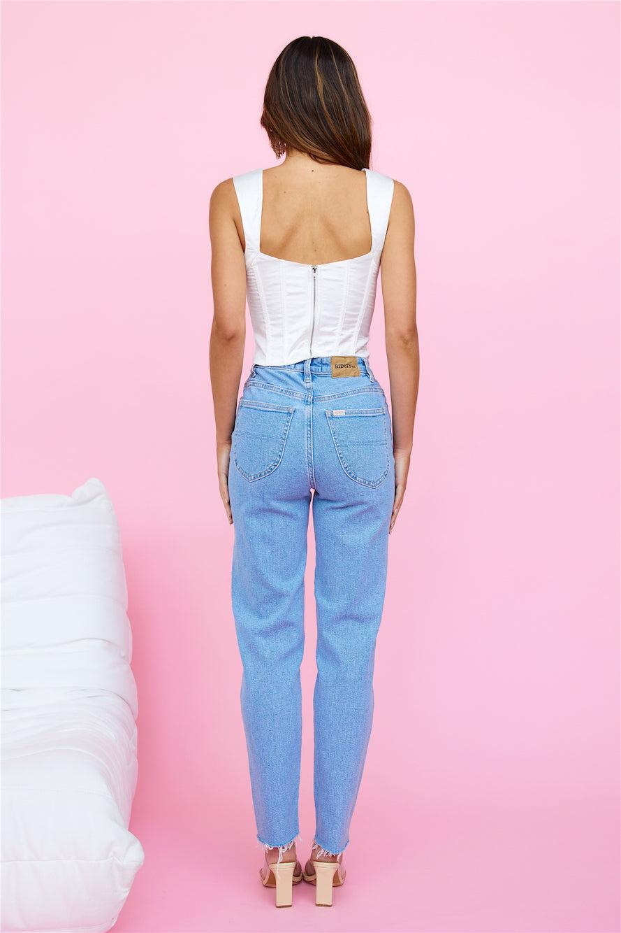 Deep Hearts Crop Top White Product Image