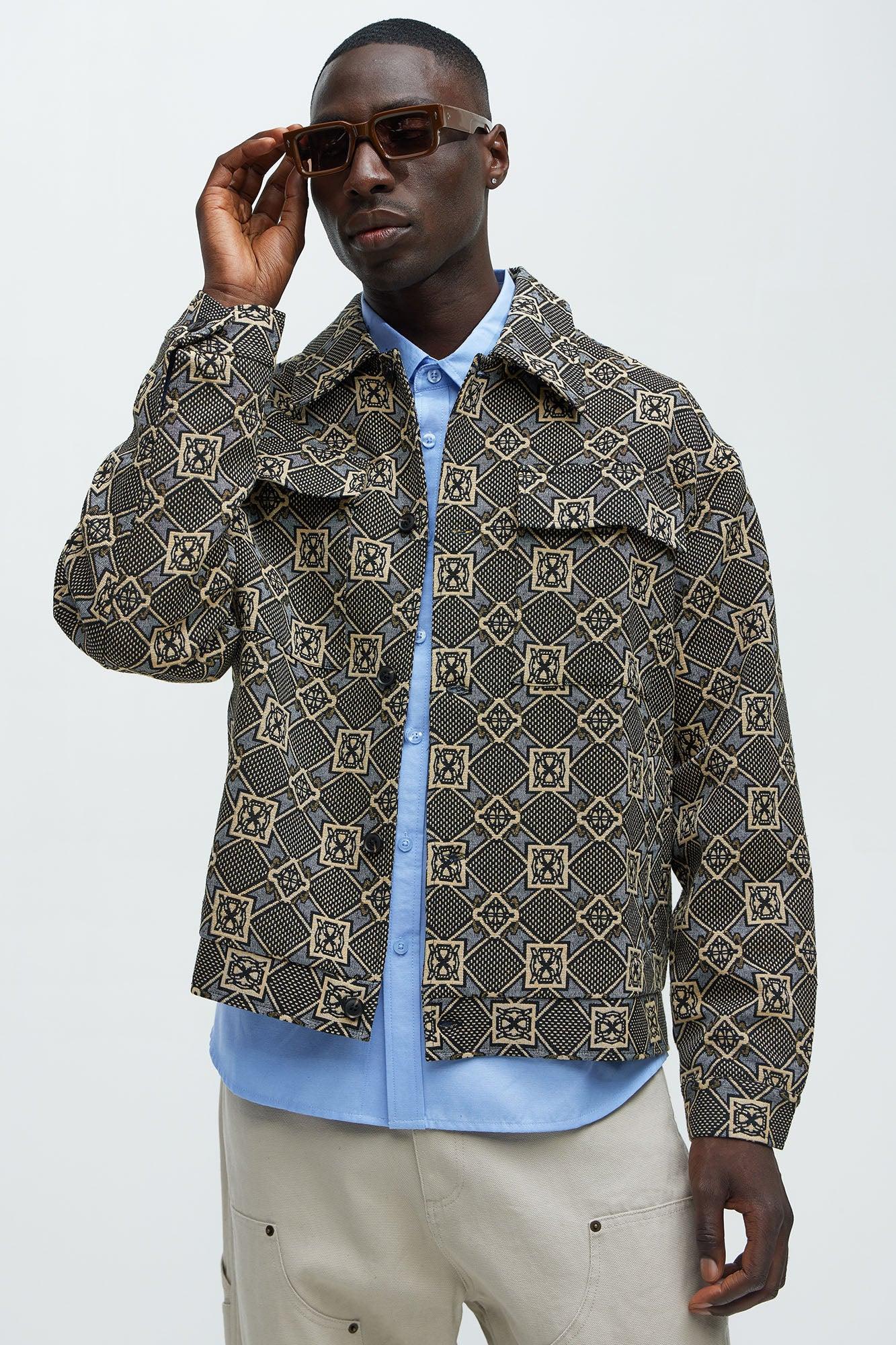 Slippin Away Tapestry Zip Jacket - Multi Color Product Image