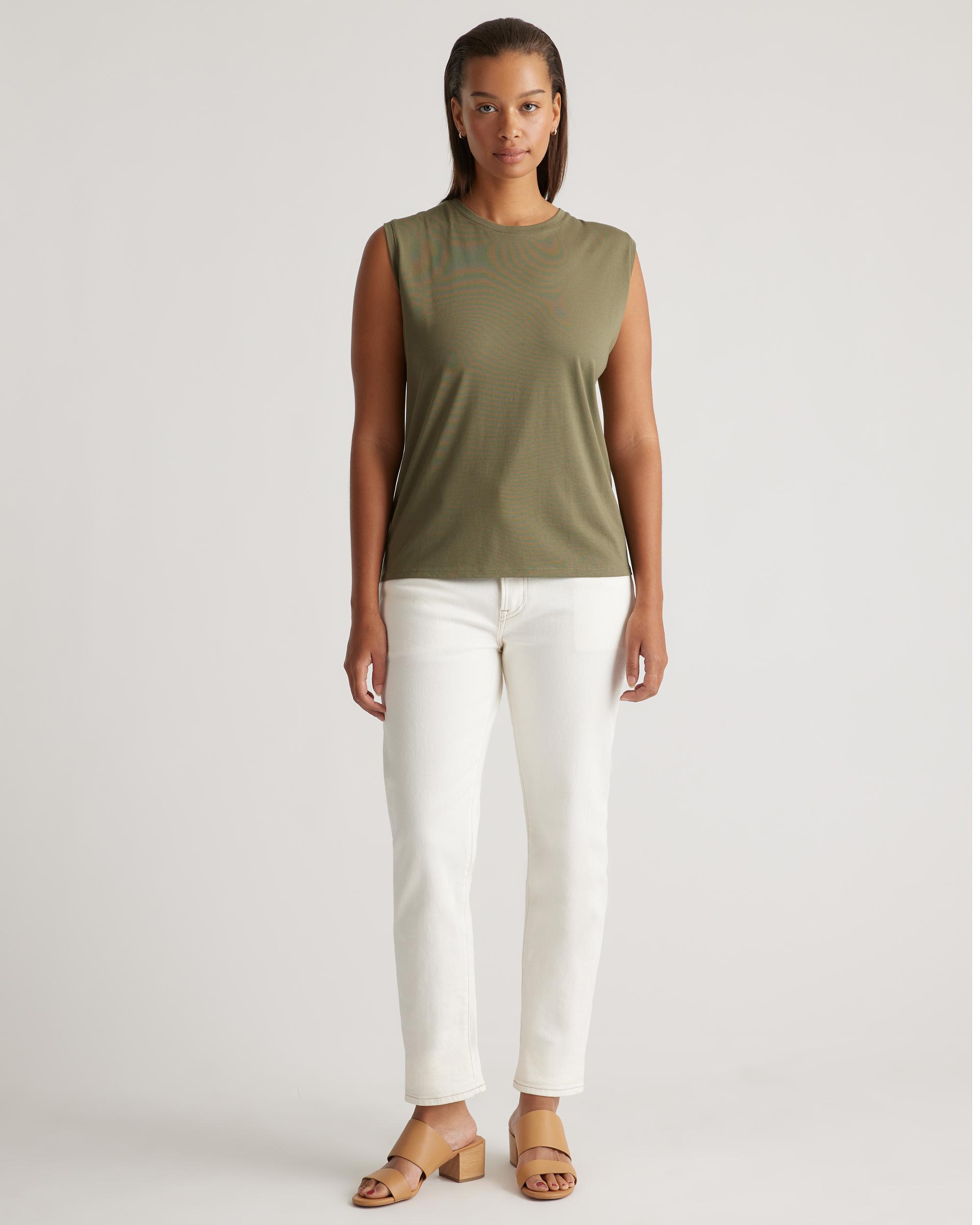 Quince | Women's Cotton Modal Muscle Tank Top Cotton/Modal Product Image