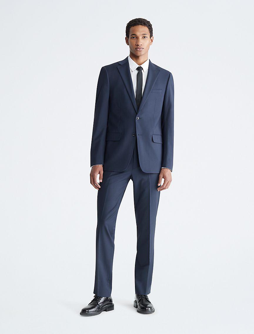 Slim Fit Navy Suit Jacket Product Image