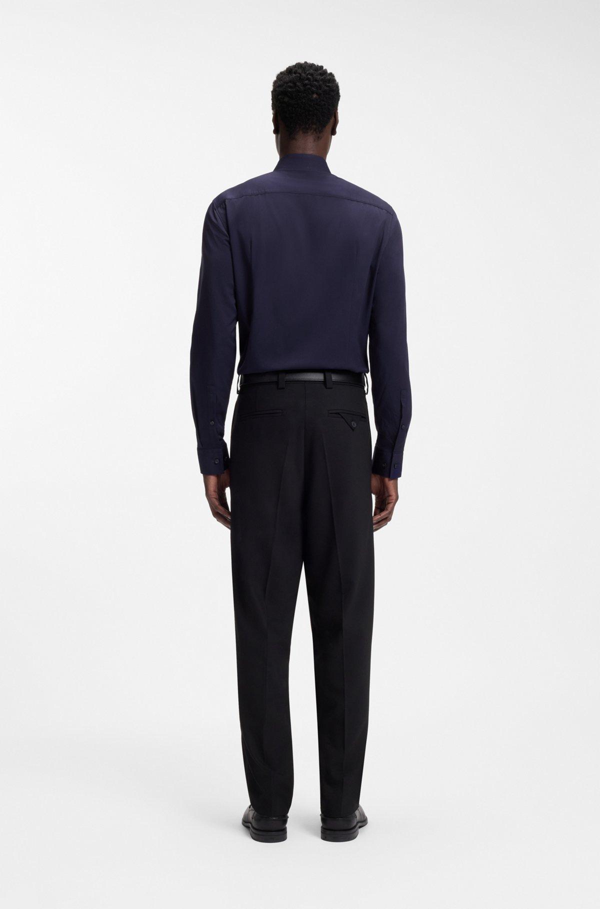 Slim-fit shirt in stretch twill Product Image