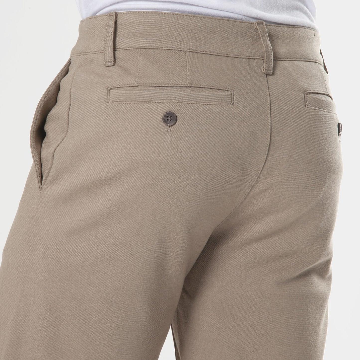 7" Khaki Comfort Knit Chino Shorts Product Image