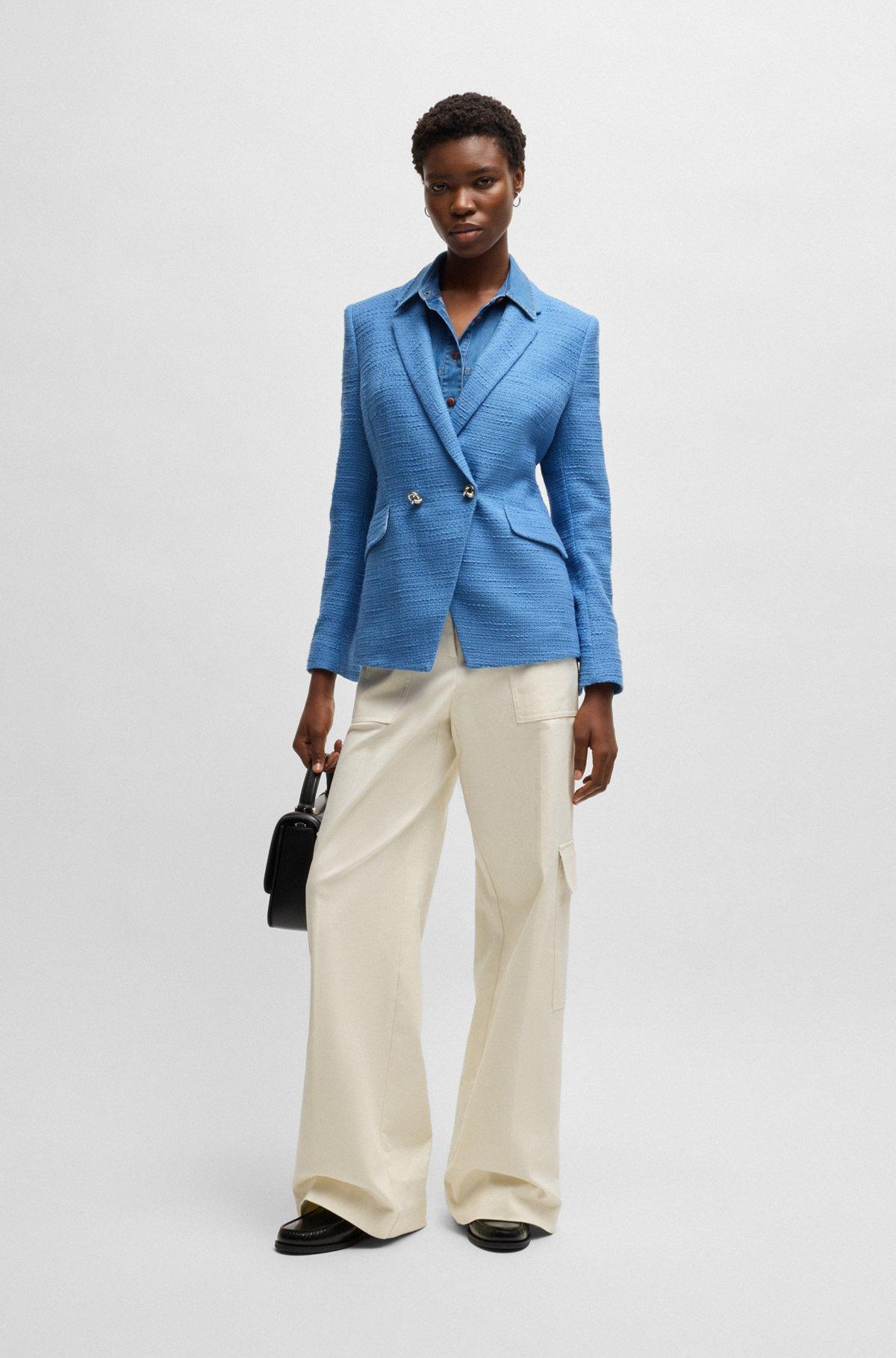 Slim-fit blazer in tweed Product Image