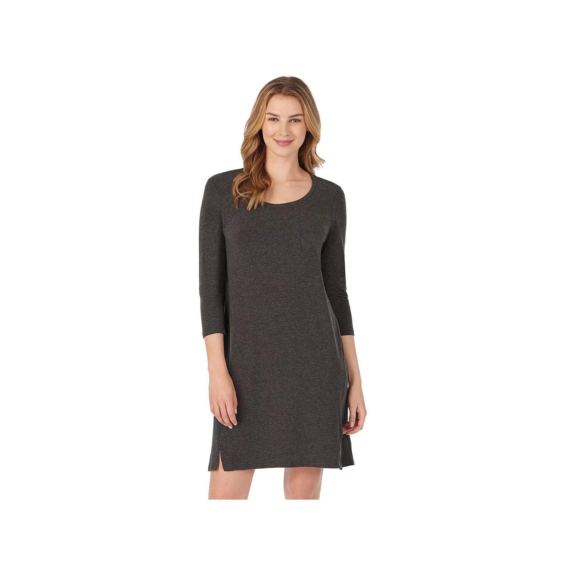 Women’s Cuddl Duds® Essentials 3/4 Sleeve Sleepshirt, Women's,  Product Image