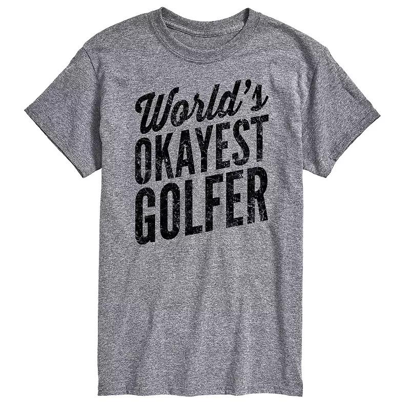 Men's Worlds Okayest Golfer Graphic Tee,  Product Image