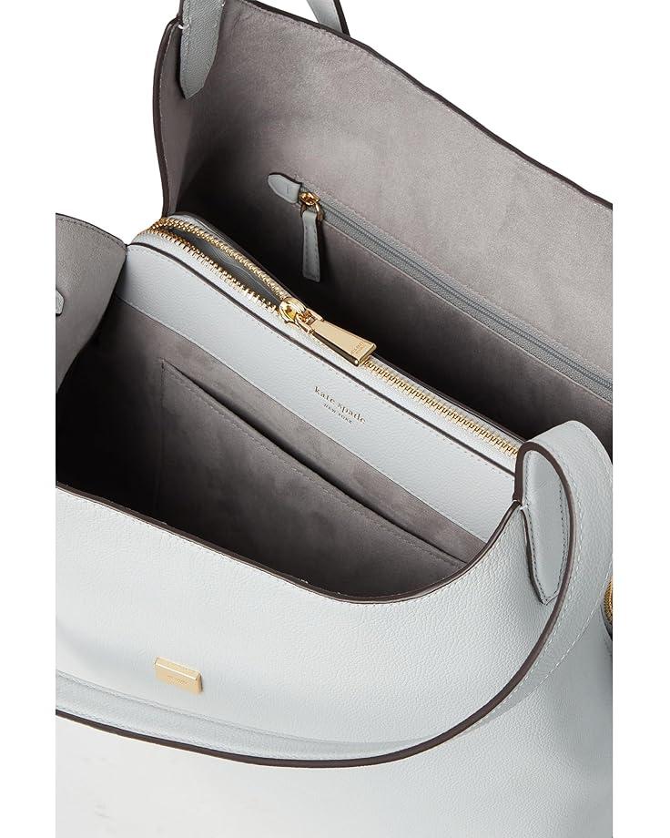 Deco Pebbled Leather Medium Crossbody Tote Product Image