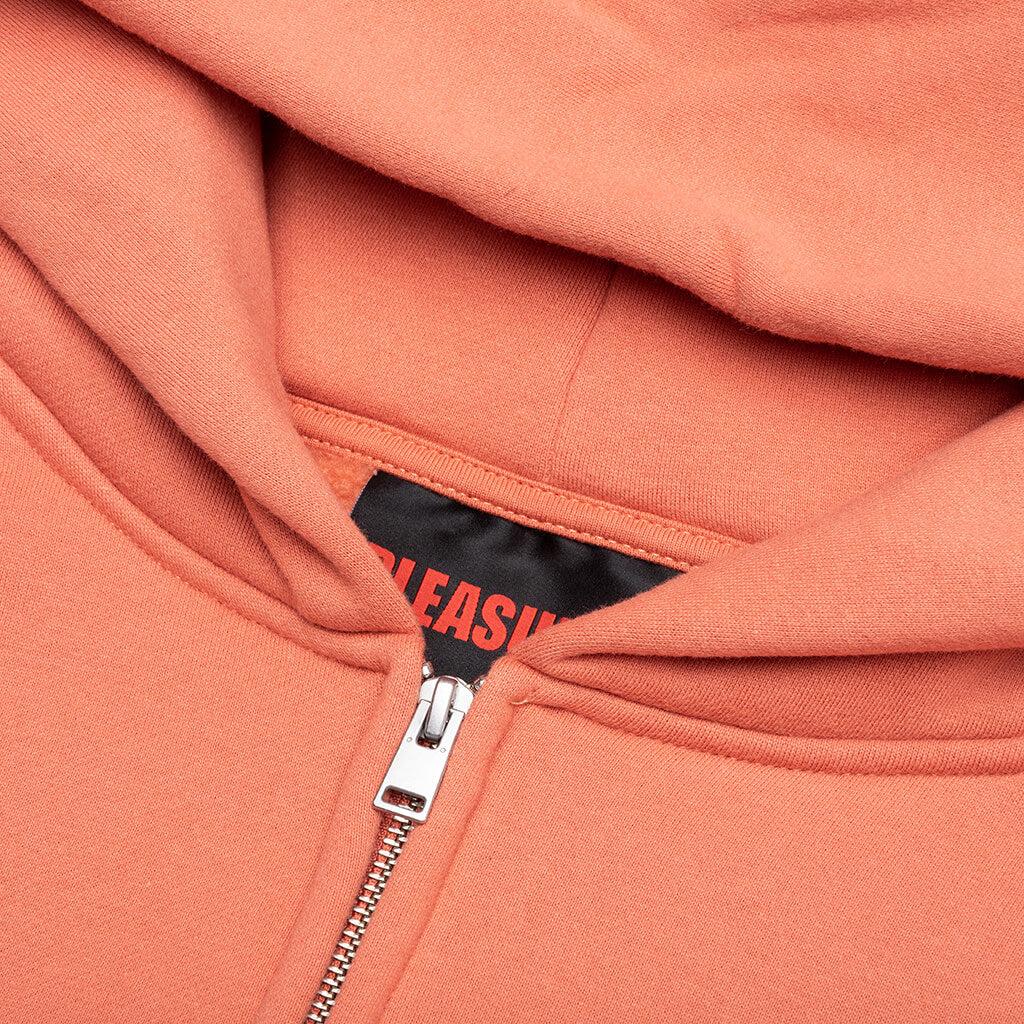 OE Zip Up Hoodie - Rust Male Product Image