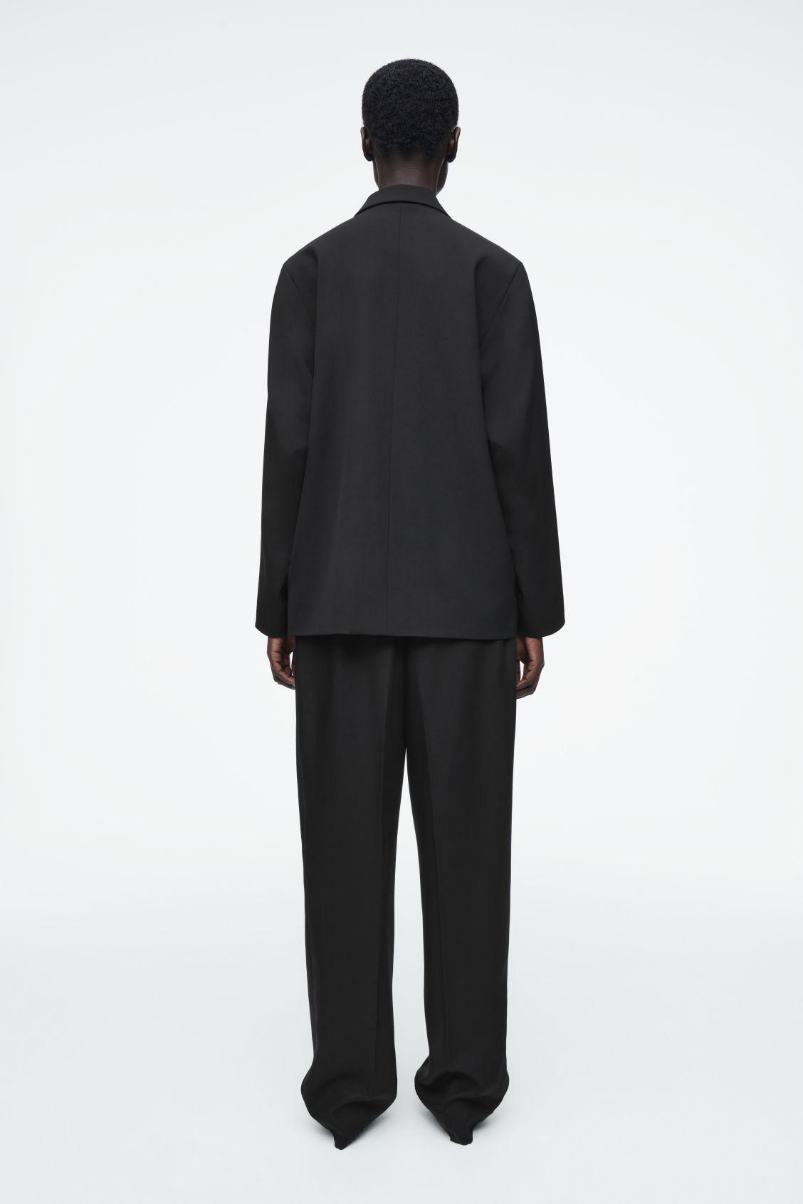 ELASTICATED STRAIGHT-LEG PANTS Product Image