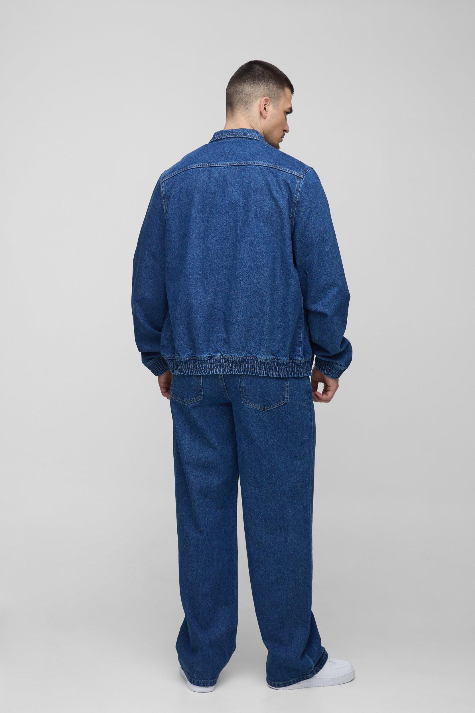 Tall Embroidered Bomber Jacket | boohooMAN USA Product Image