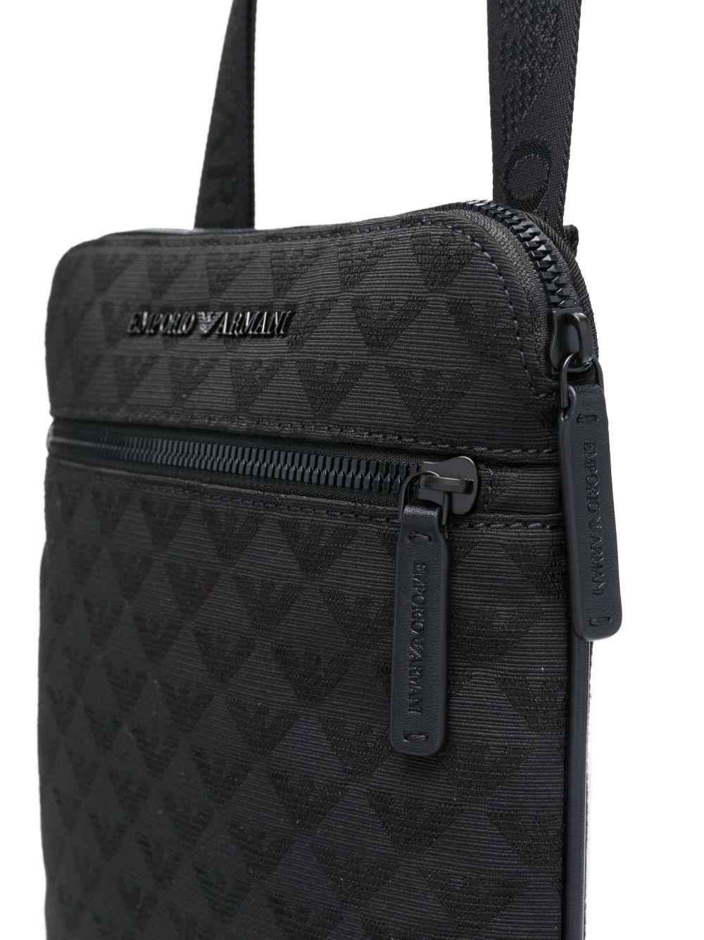 logo-jacquard messenger bag Product Image