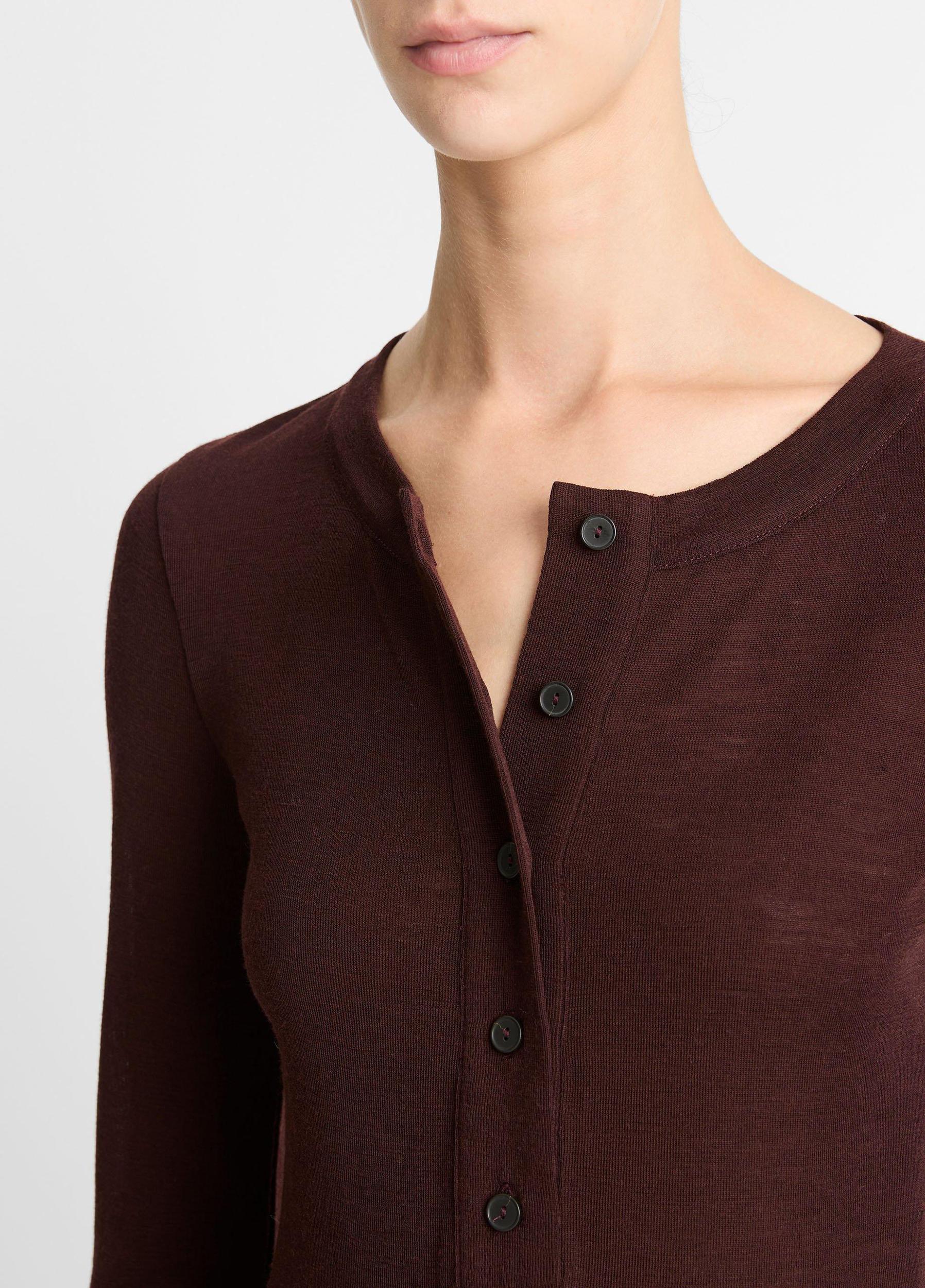 Wool Long-Sleeve Henley Product Image