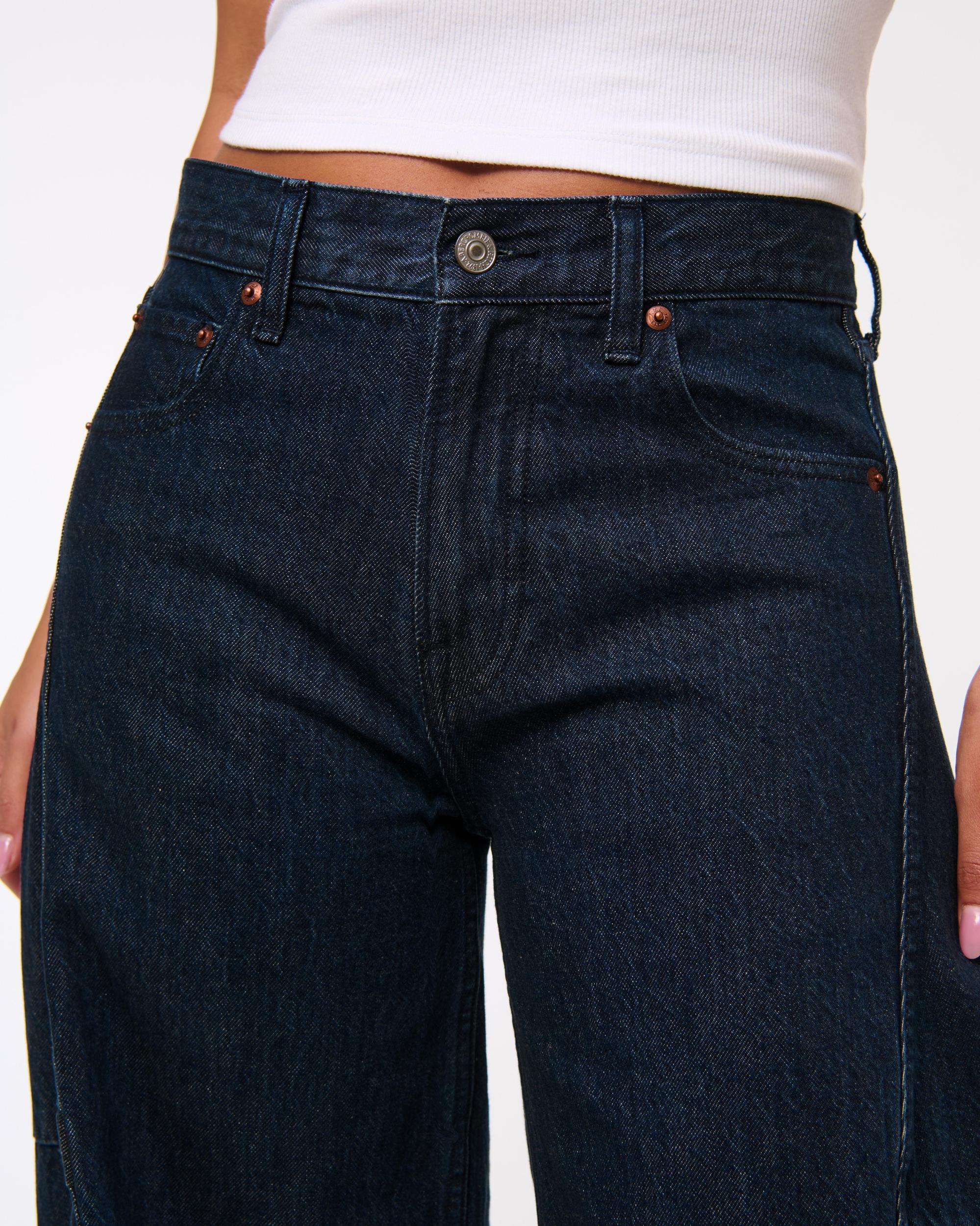 Mid Rise Ultra Barrel Jean Product Image