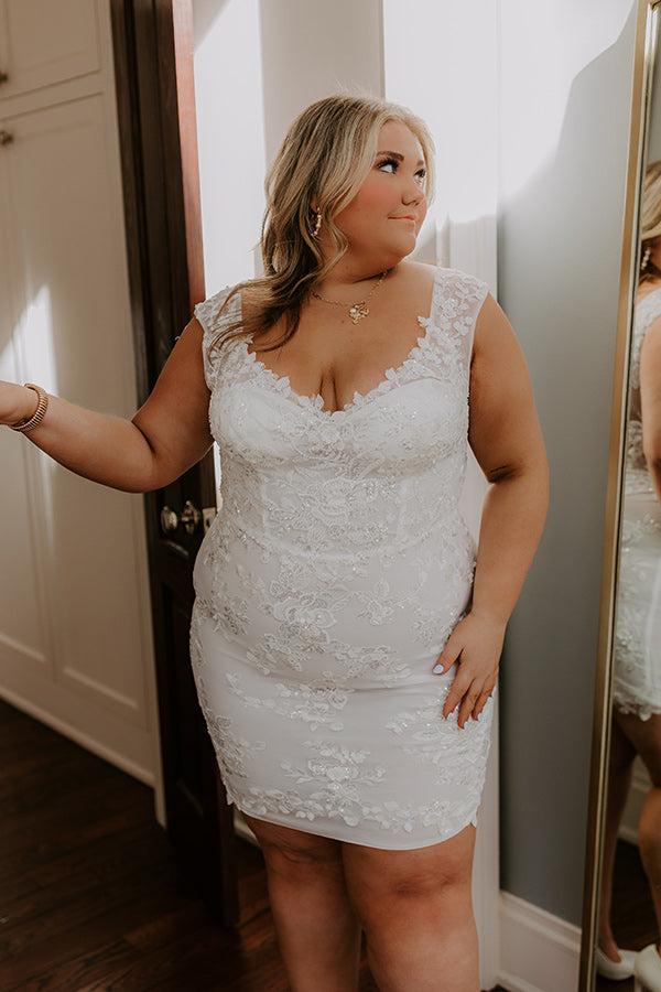 Cheerful Moment Embroidered Floral Mini Dress Curves Product Image