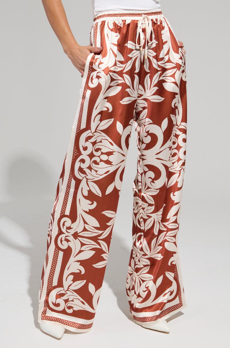 FIND A WAY PRINTED PALAZZO PANT Product Image