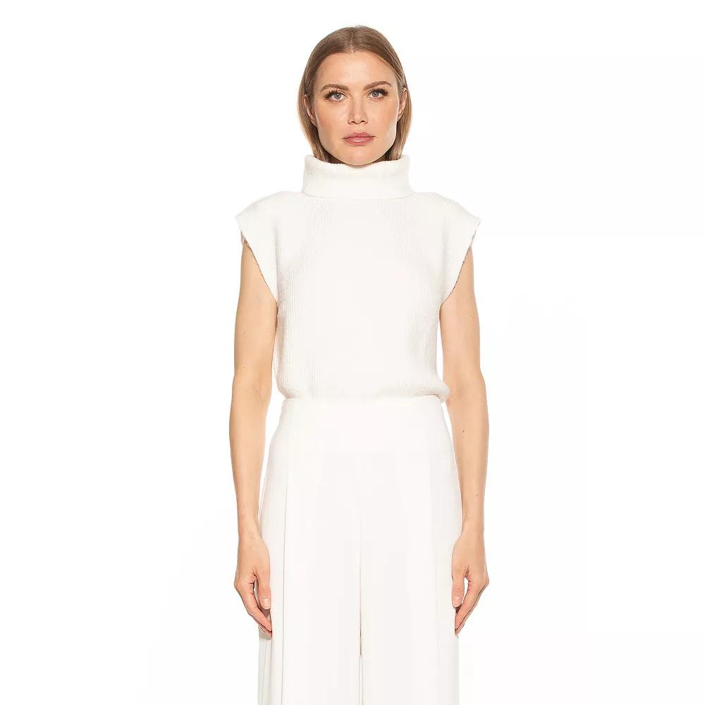 Women's ALEXIA ADMOR Jaylani Ribbed Knit Turtleneck Sweater Vest,  Product Image
