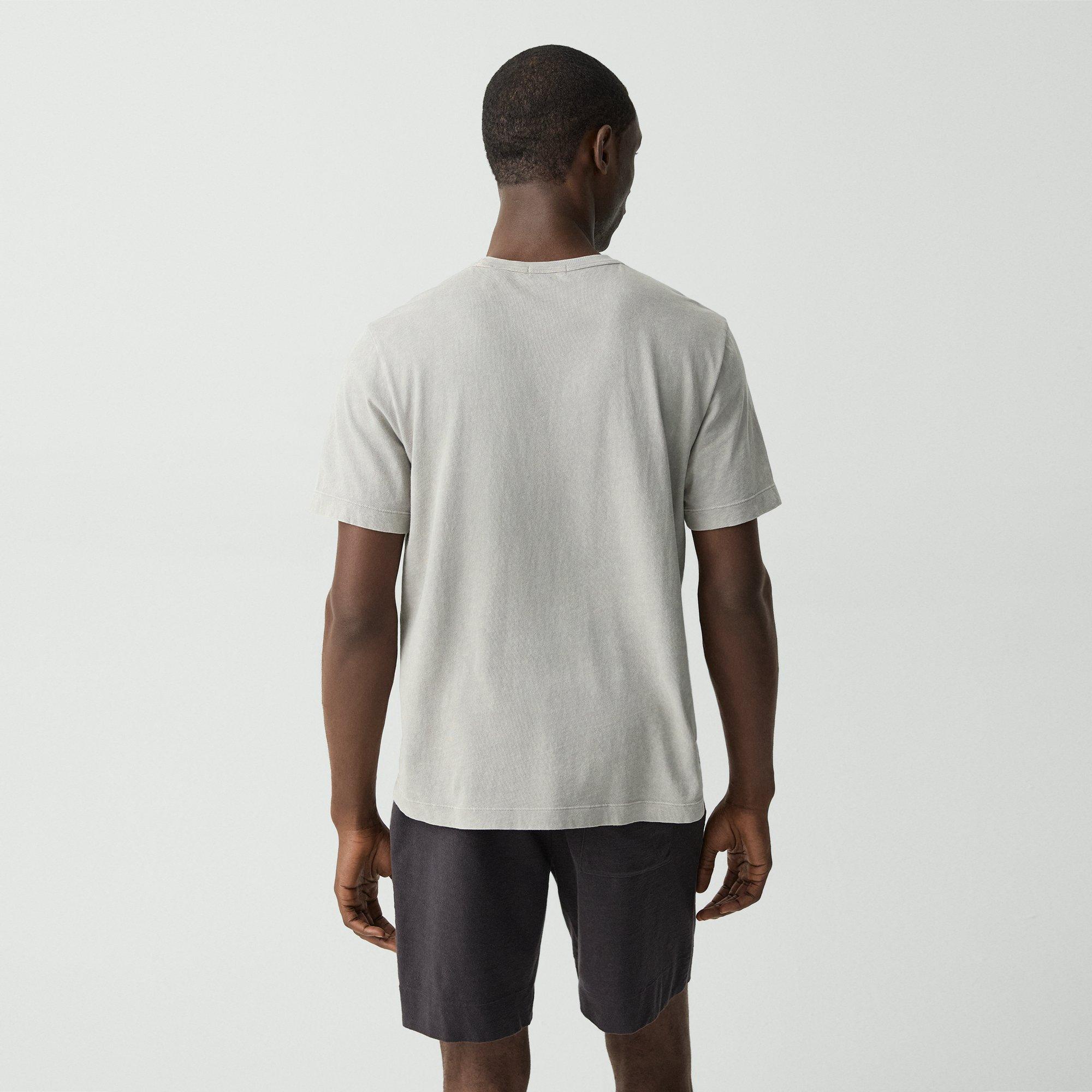 Fade Jersey Ribbed Crewneck Tee | Theory Product Image
