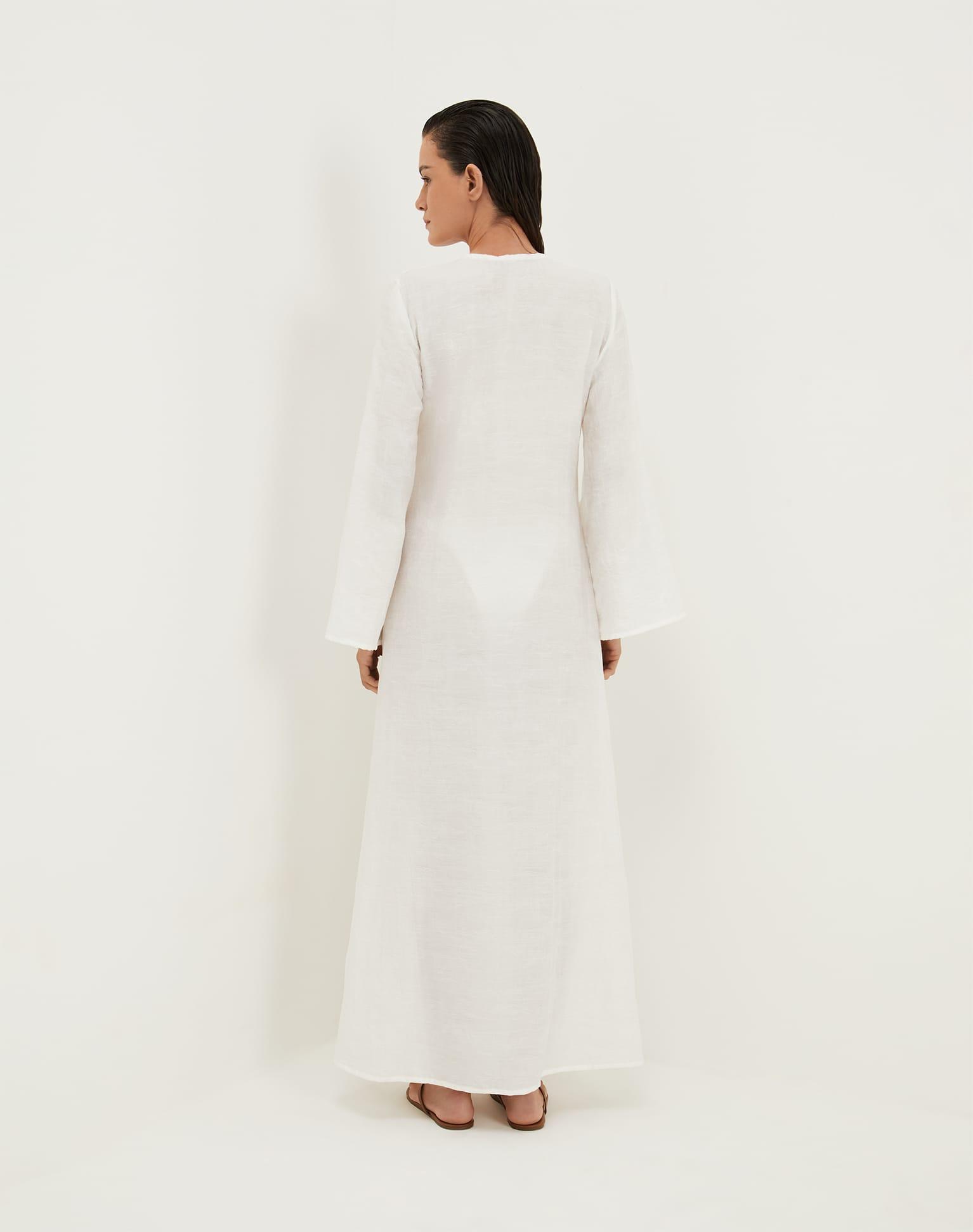 Lys Long Cardigan - Off White Product Image