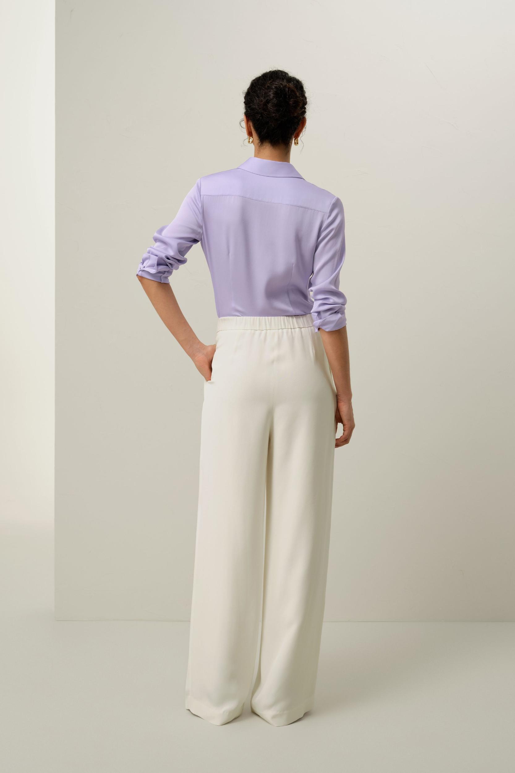 Stretch Double Georgette Shirt Product Image