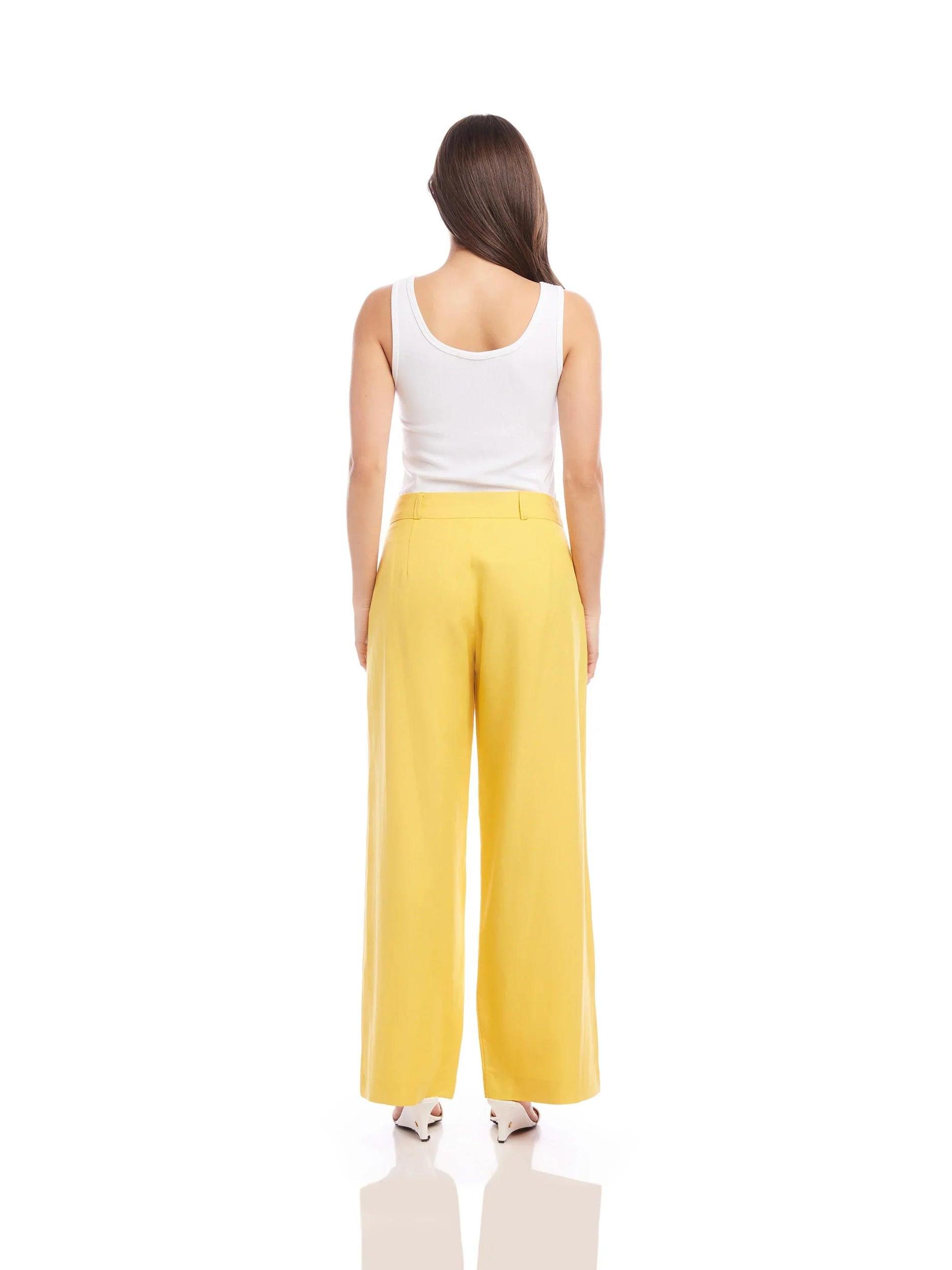Selby Trouser in Yellow Product Image