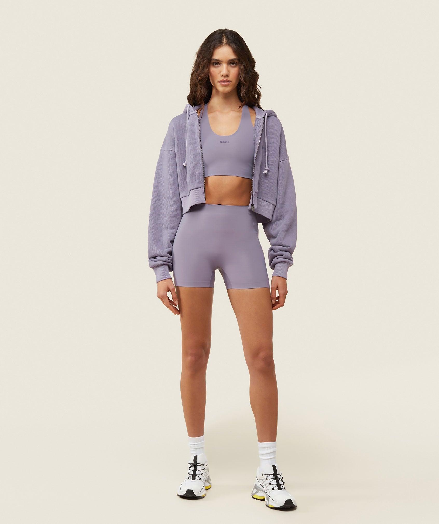Gymshark everywear Active Cycling Shorts - Fog Purple Female Product Image