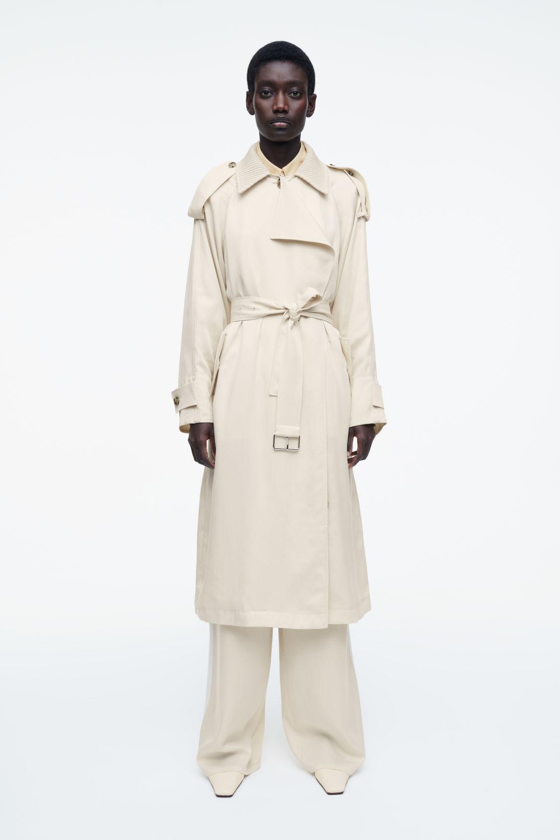 TIE-DETAIL WIDE-LEG PANTS Product Image