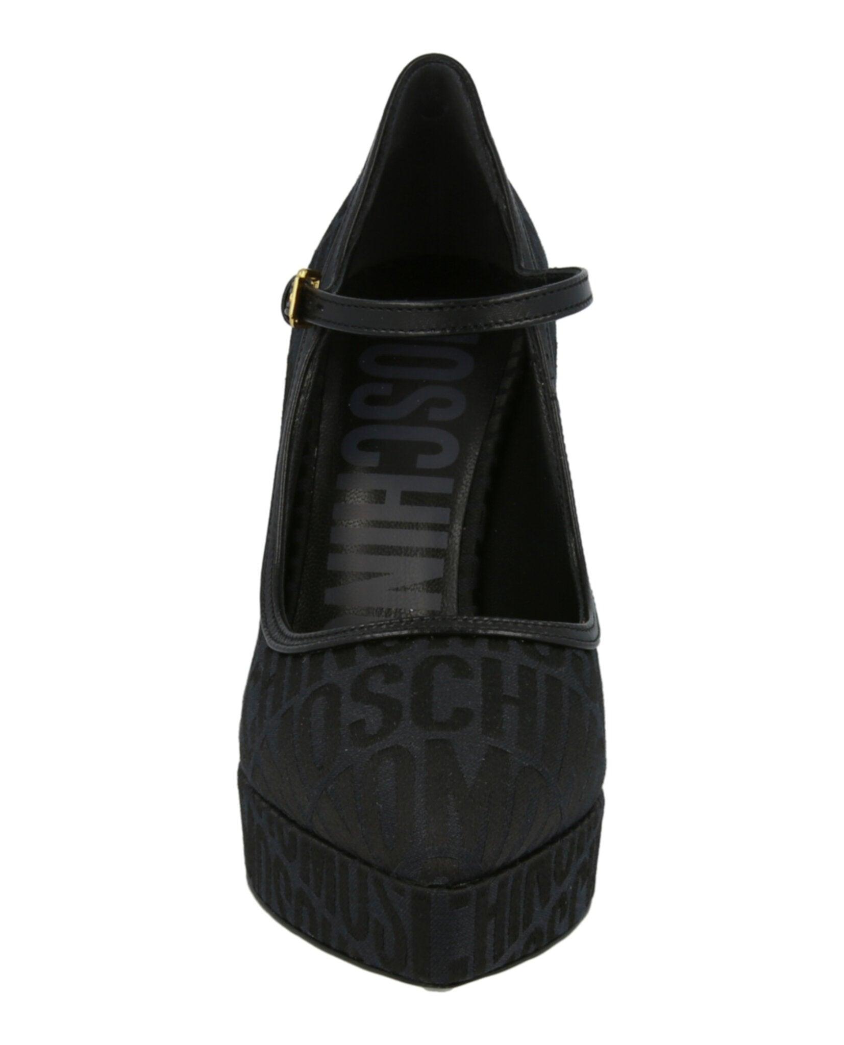 Moschino Logo Jacquard Mary Jane Pumps Female Product Image