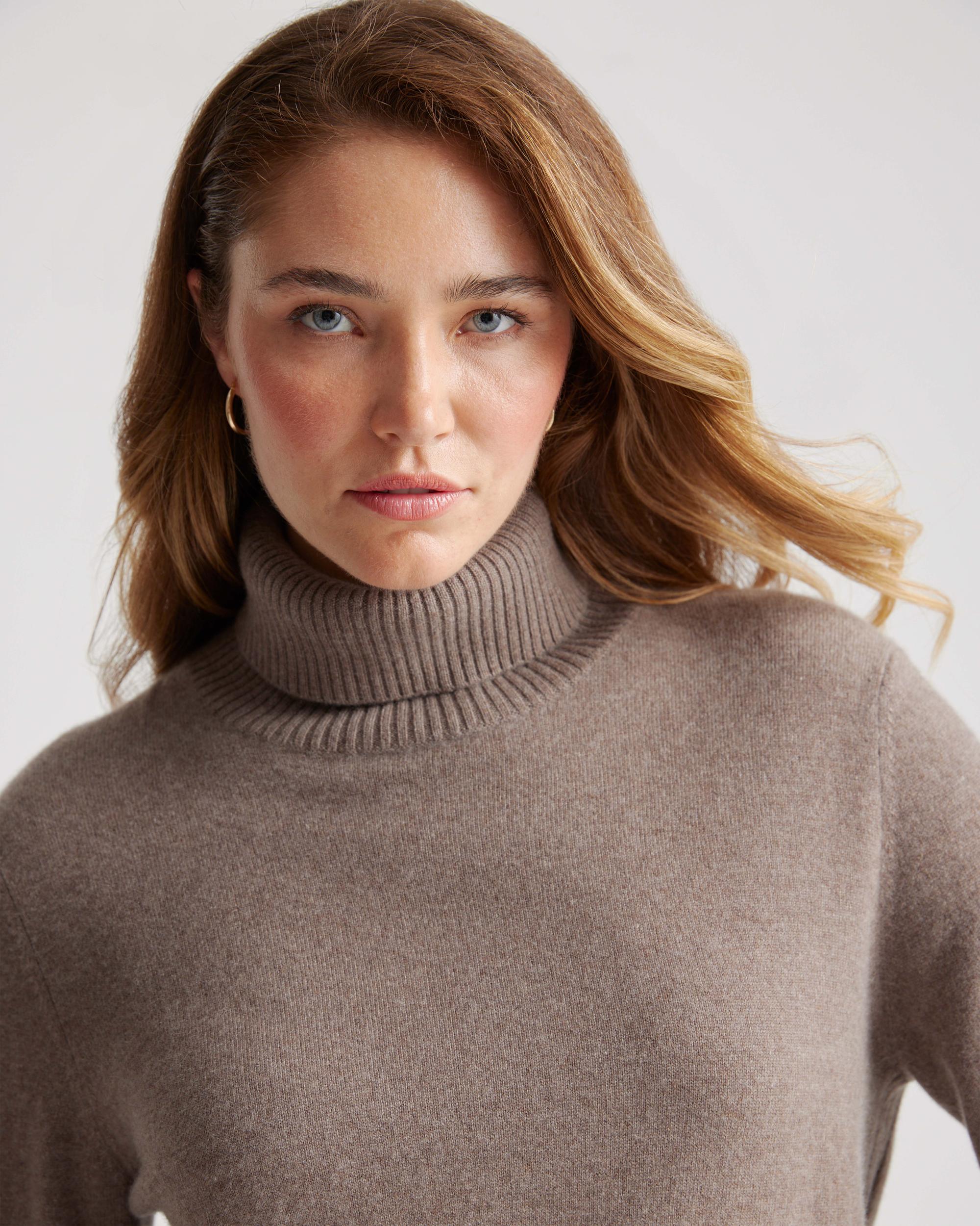 Quince | Women's Super Luxe Baby Cashmere Turtleneck Sweater Size XL Product Image