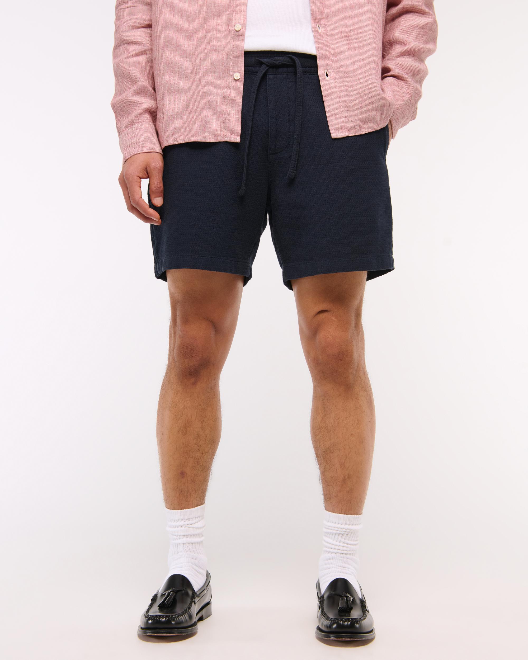 Textured Pull-On Short Product Image