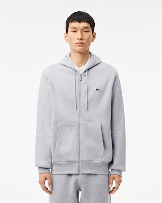 Men's Zip-Up Fleece Hoodie Product Image