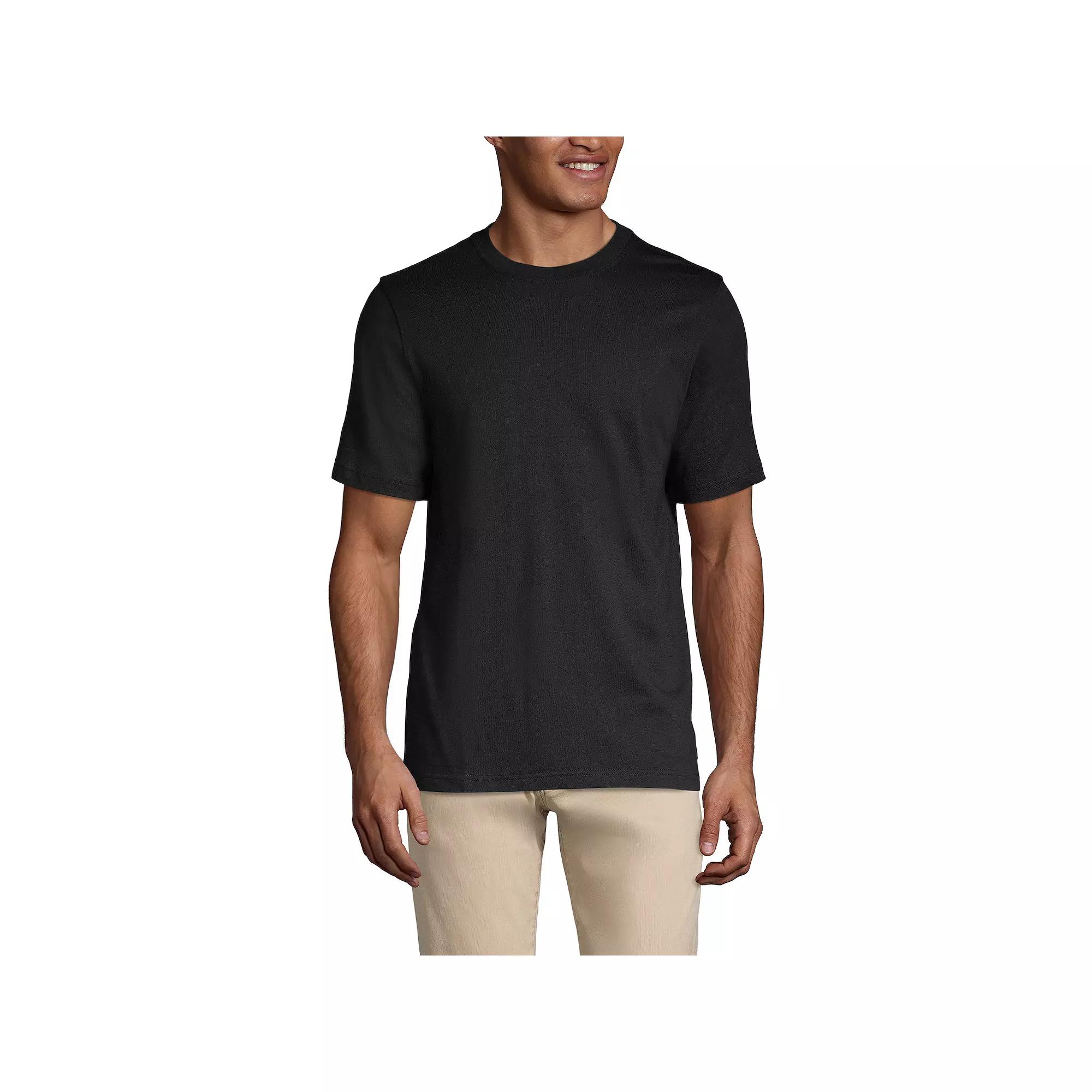 Men's Lands' End Super-T Short Sleeve T-Shirt,  Product Image