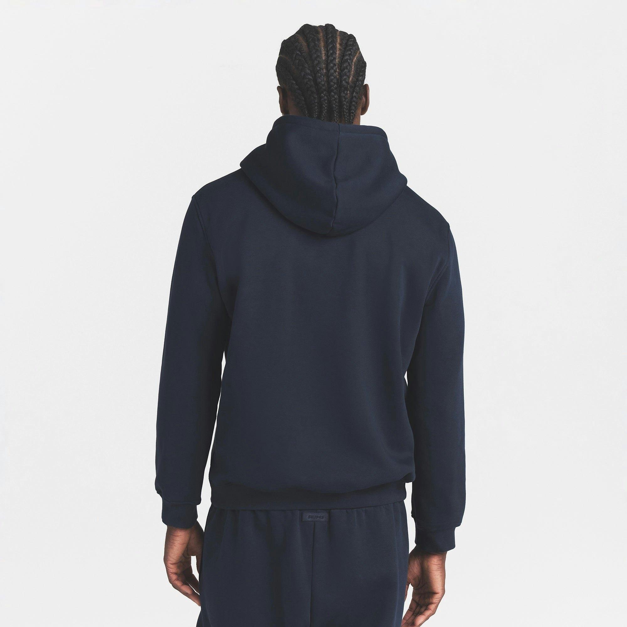 FLEECE LOUNGE MENS CLASSIC HOODIE | NAVY Product Image