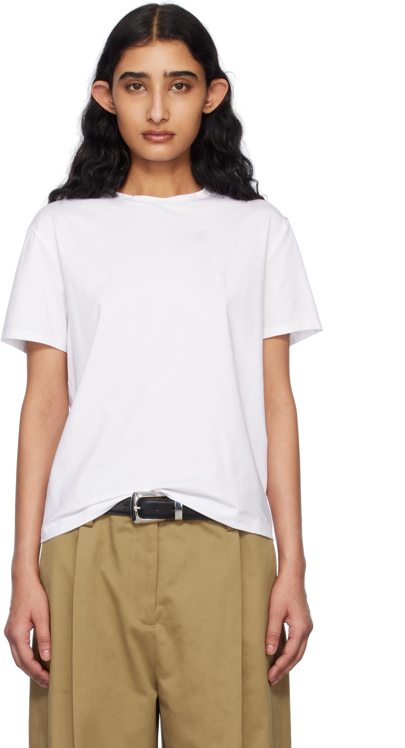 White Regular Fit T-shirt Product Image