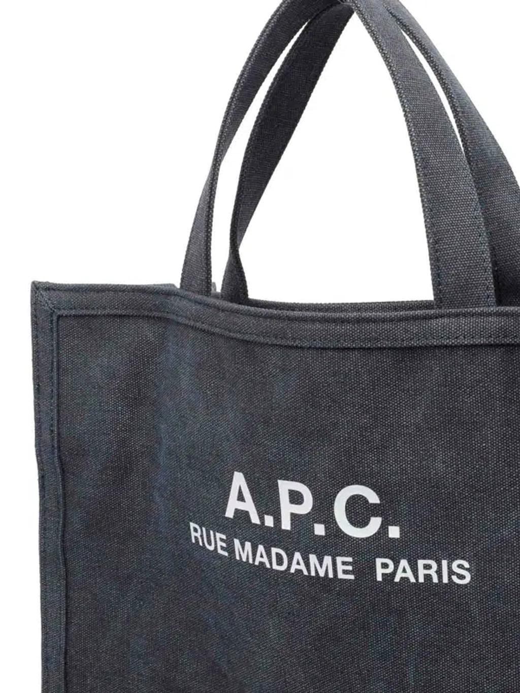 APC A.p.c. Men Recuperation Shopper Bag In Gray Product Image