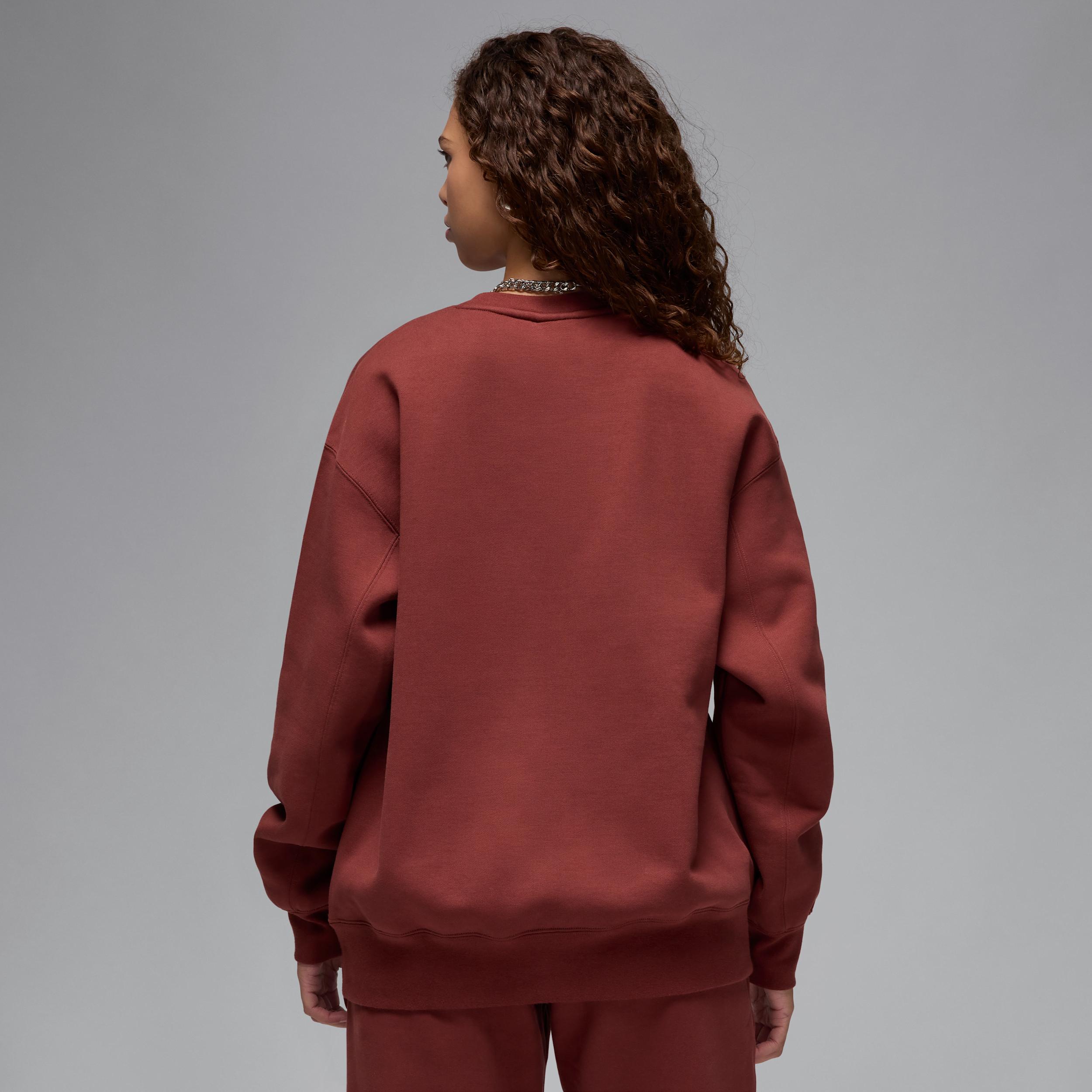 Women's Jordan Flight Fleece Crew-Neck Sweatshirt Product Image