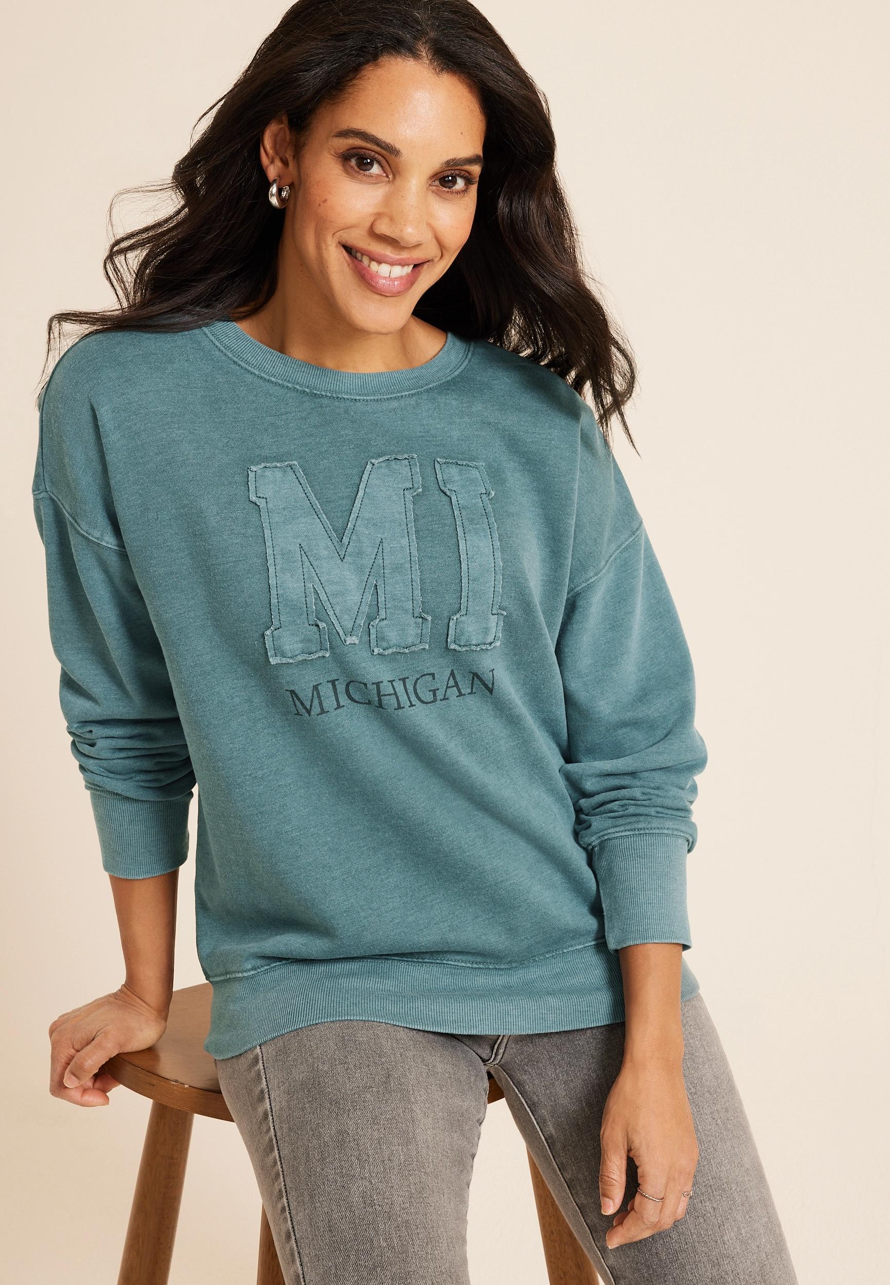 Maurices Womens State Crew Neck Sweatshirt Product Image