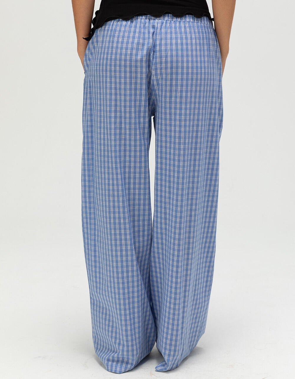 BDG Urban Outfitters Check Womens Boxer Pants - BLUE Product Image